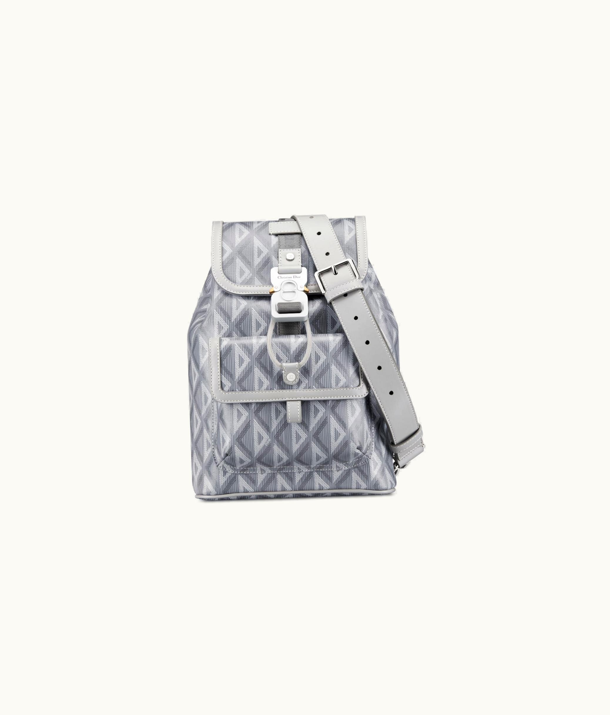 Dior Dior Hit The Road Sling Bag - Dior Gray CD Diamond Canvas
