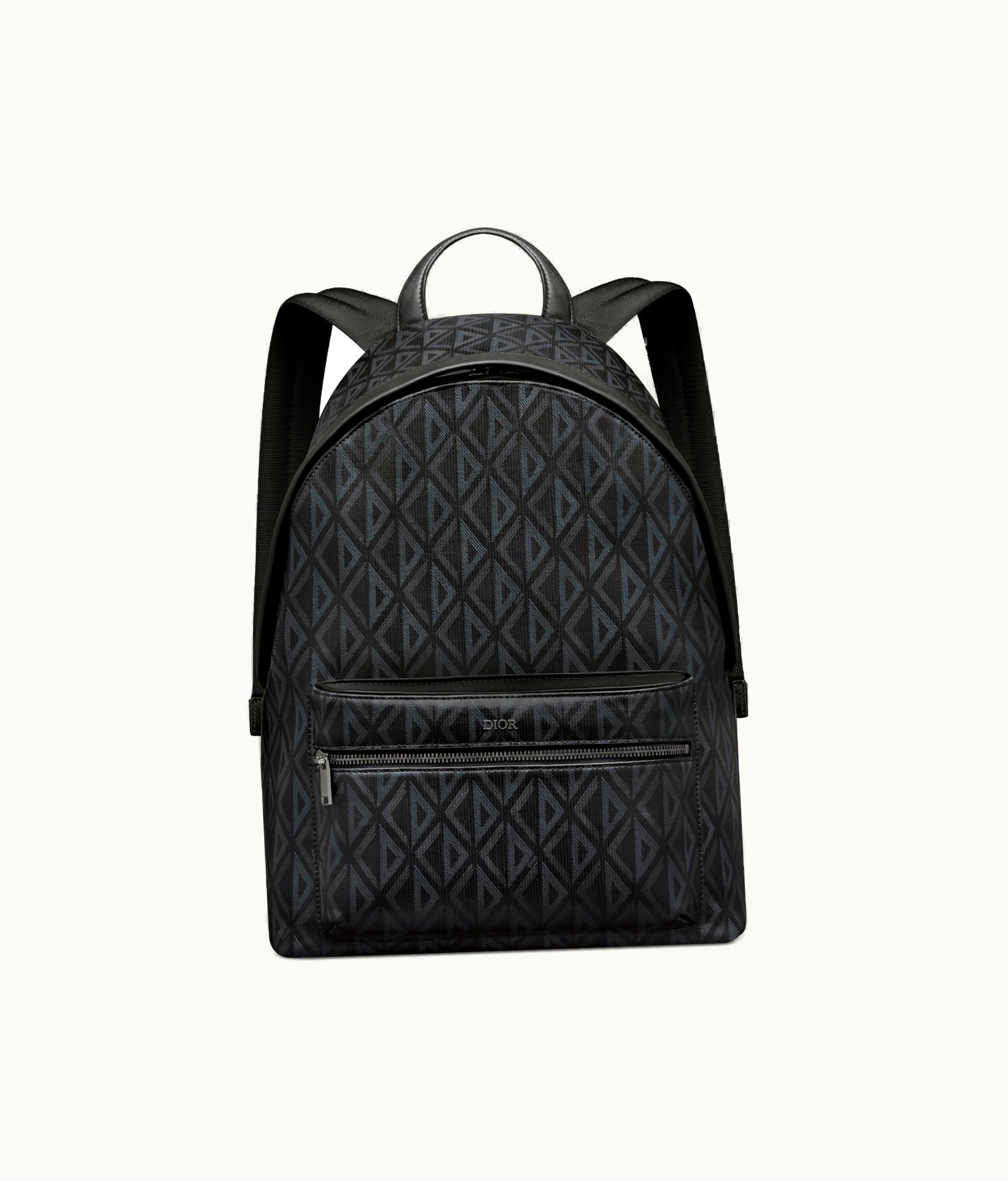 Dior Dior Rider Backpack - Black CD Diamond Canvas And Smooth Calfskin