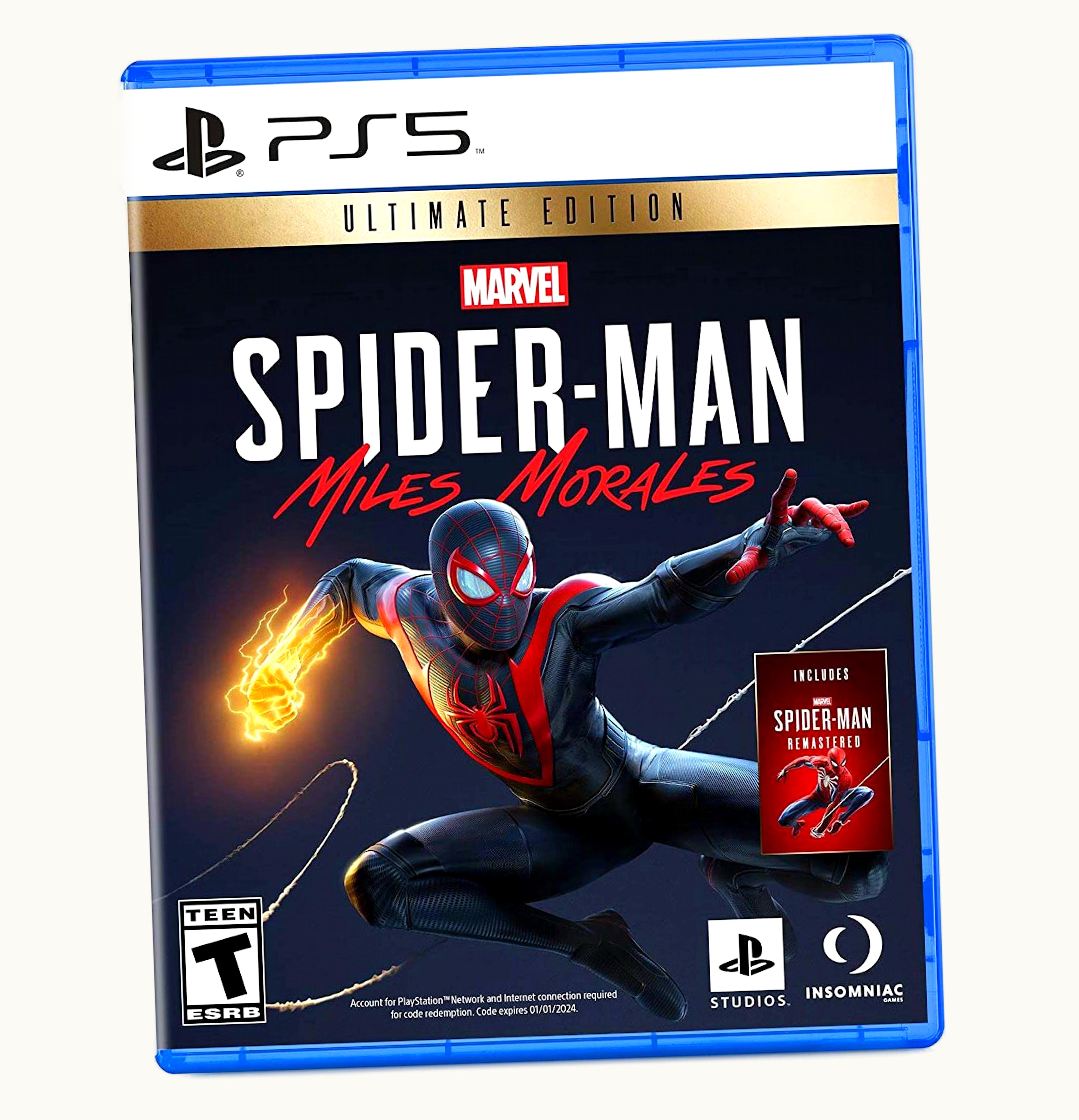 Playstation Playstation PS5 Marvel Spider Man Miles Morales Ultimate Edition Video Game
