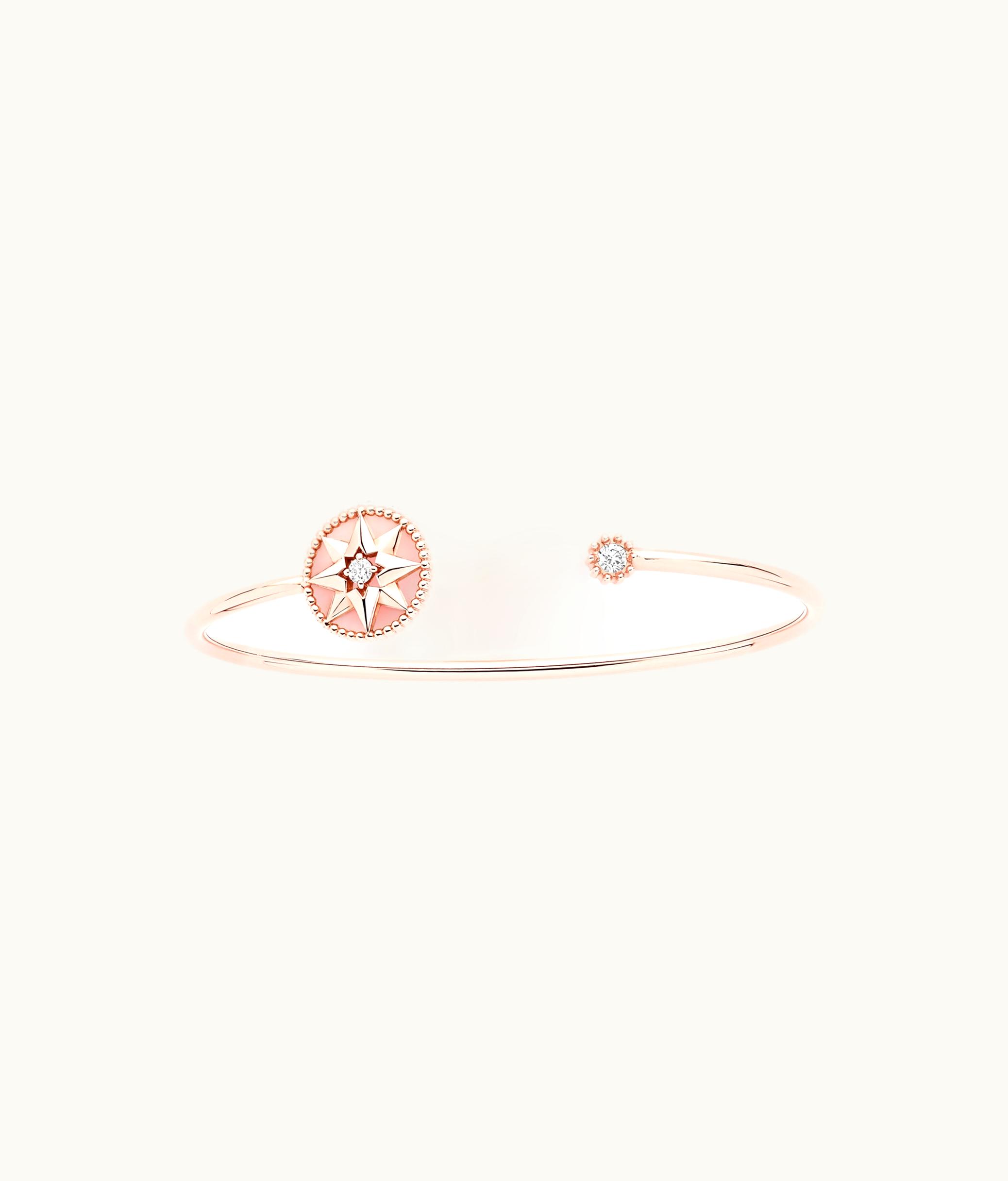 Dior Rose Des Vents Bracelet - Pink Gold, Diamonds And Pink Opal