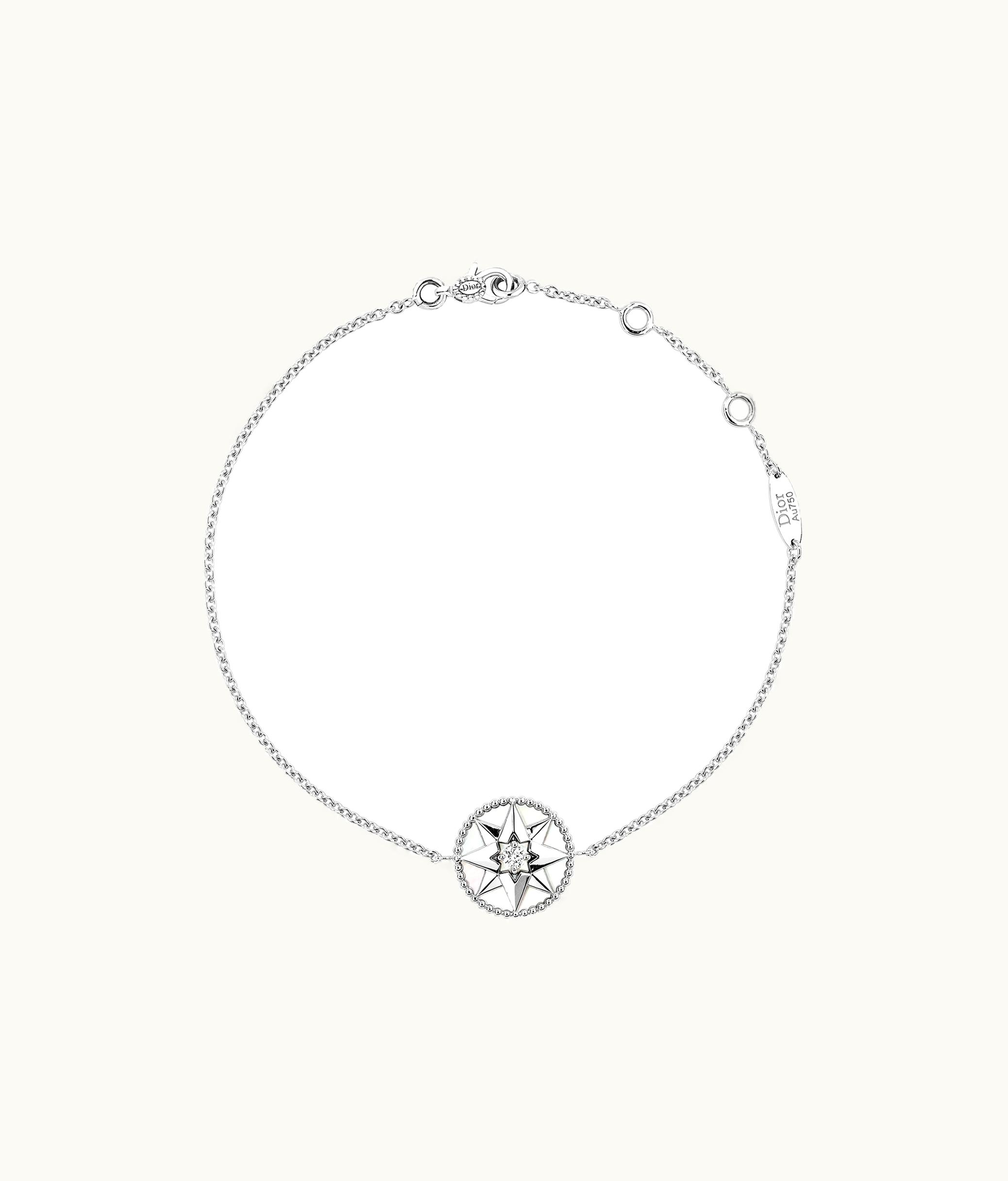 Dior Rose Des Vents Bracelet - White Gold, Diamond And Mother-of-Pearl
