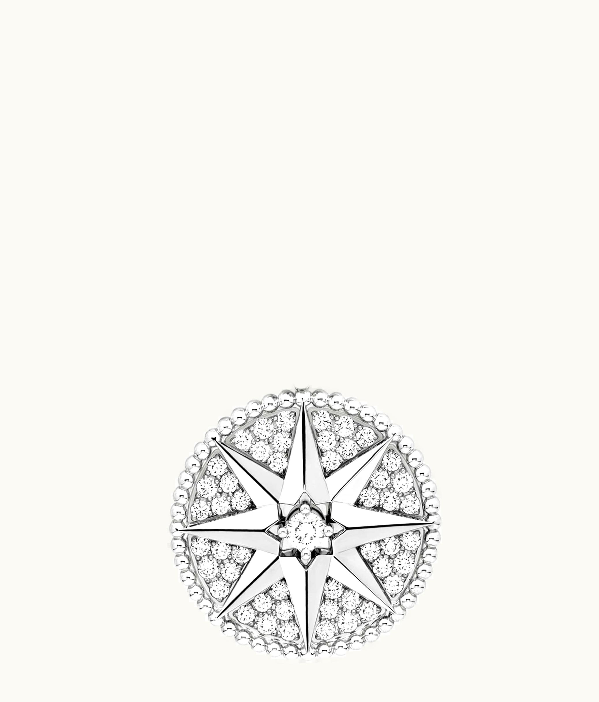 Dior Rose Des Vents Medallion - White Gold And Diamonds