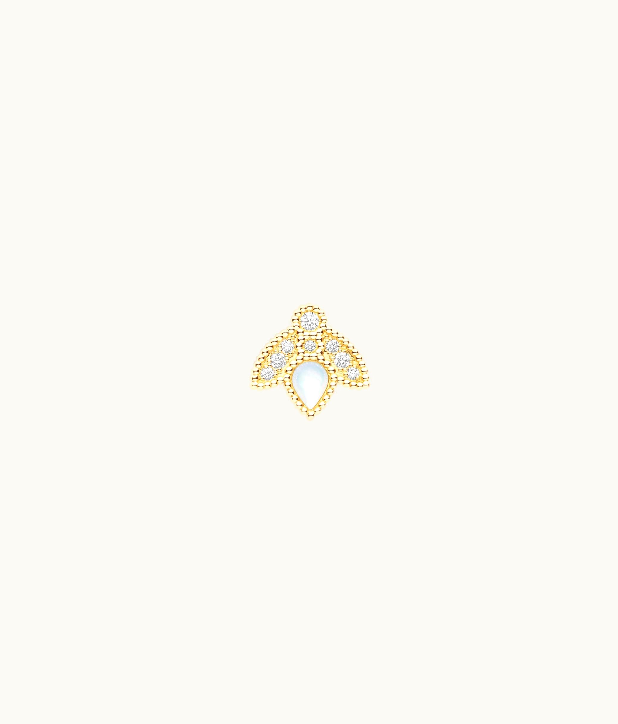 Dior Bee of Fortune Earring - Yellow Gold, Diamonds And Mother-of-Pearl.