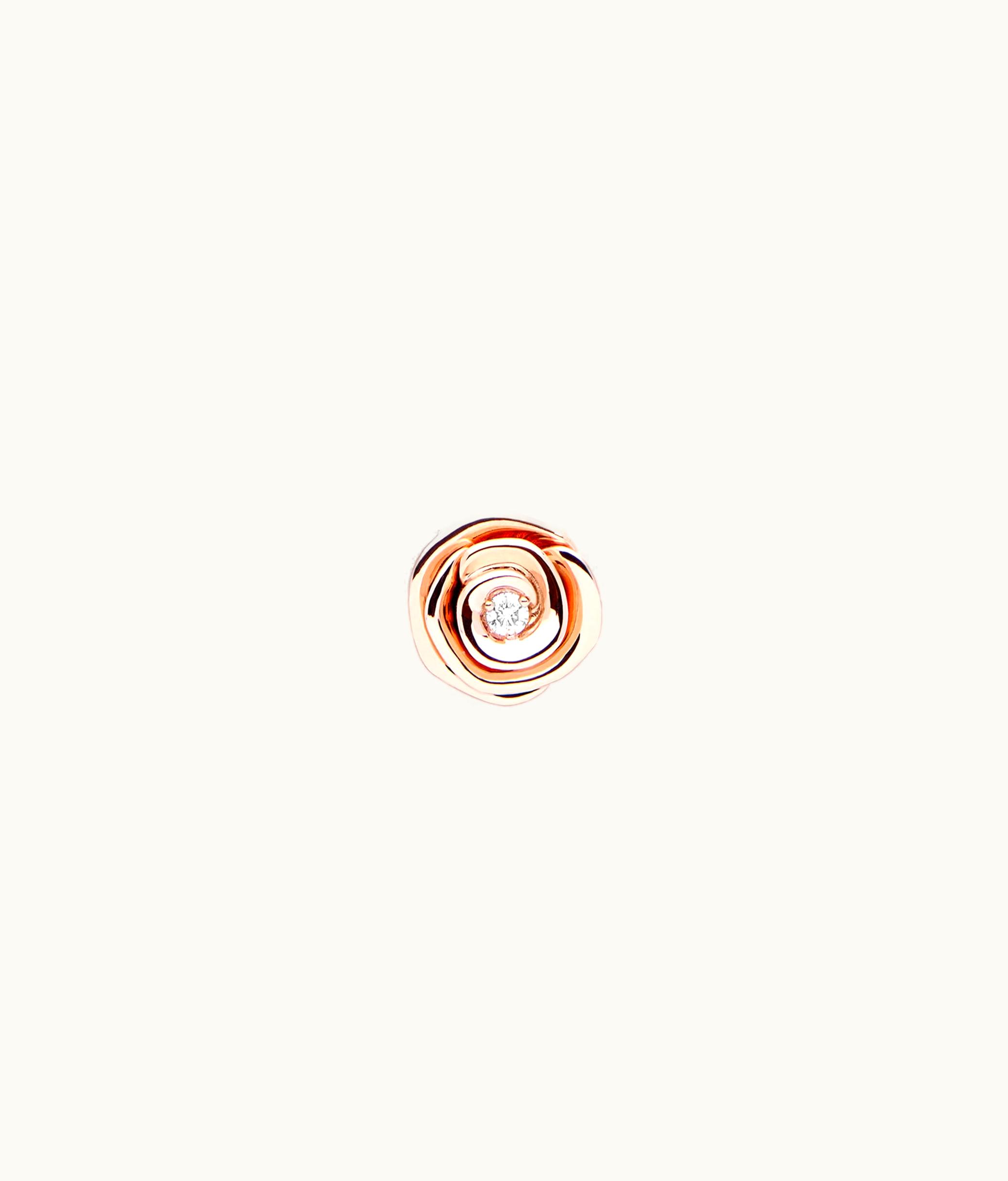 Dior Rose Dior Couture Rosebud Necklace - Pink Gold And Diamonds