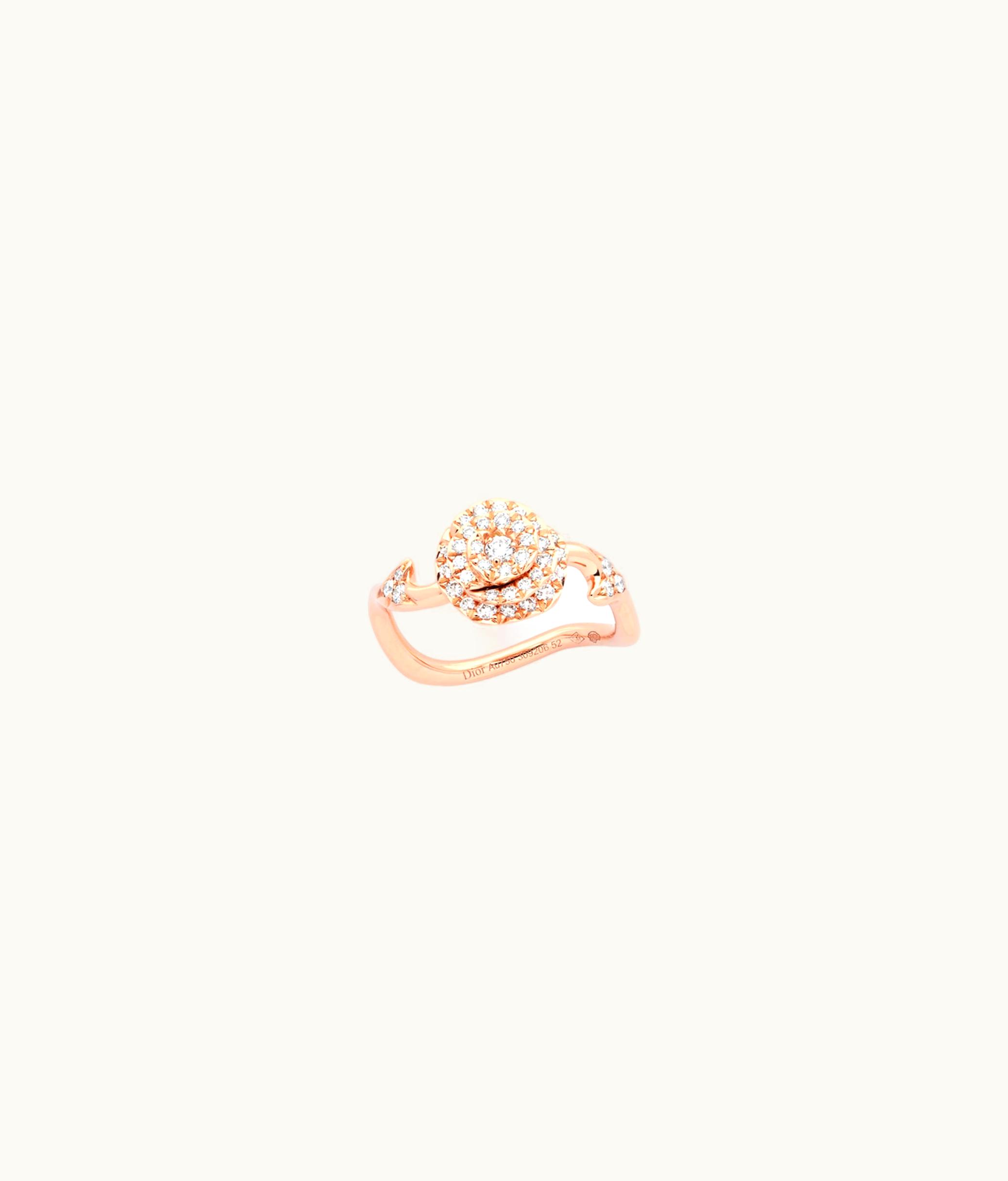 Dior Rose Dior Couture Bois de Rose Ring - Pink Gold And Diamonds