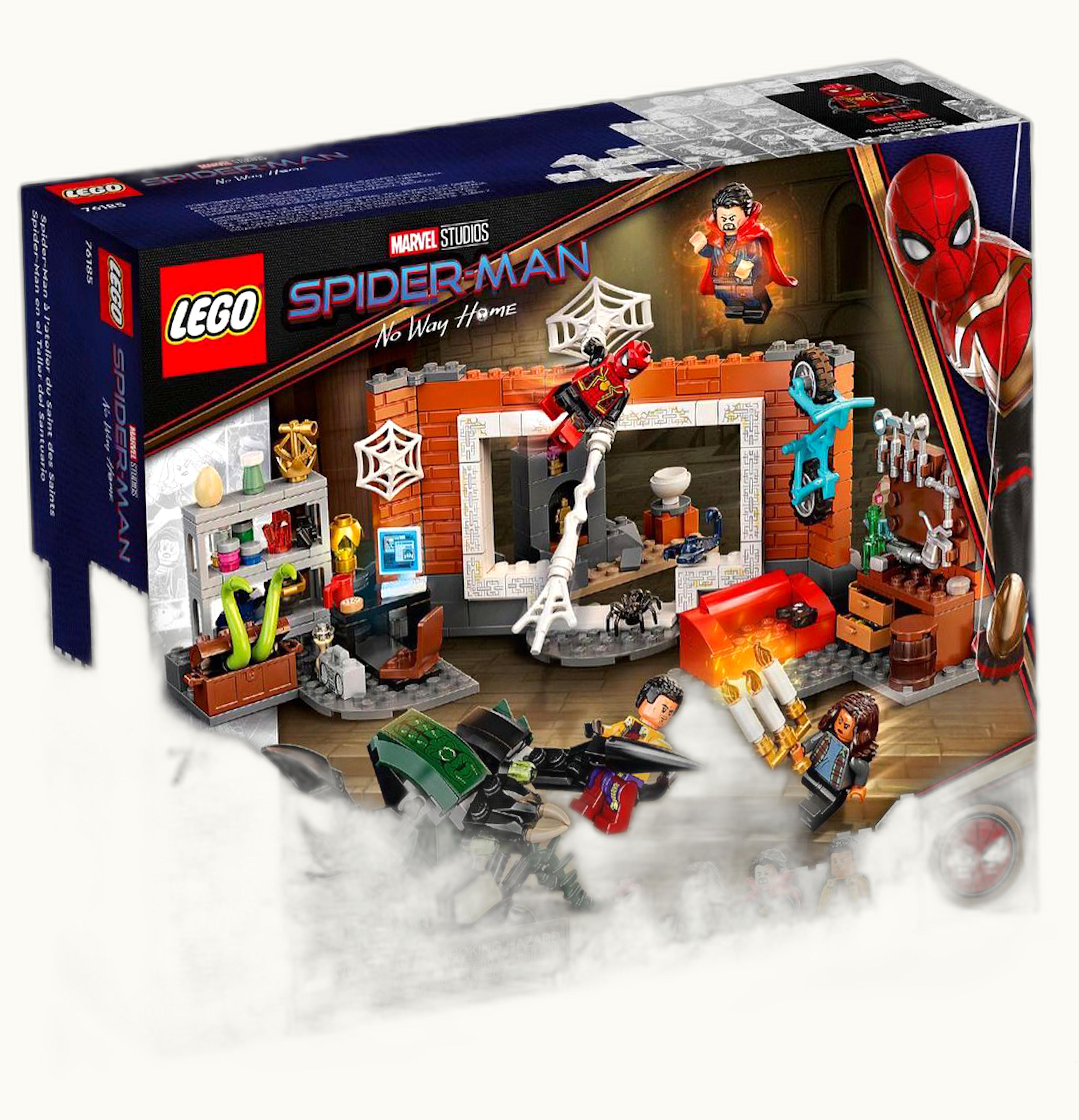 LEGO LEGO Marvel Spider Man No Way Home Spider Man At The Sanctum Workshop Set 76185