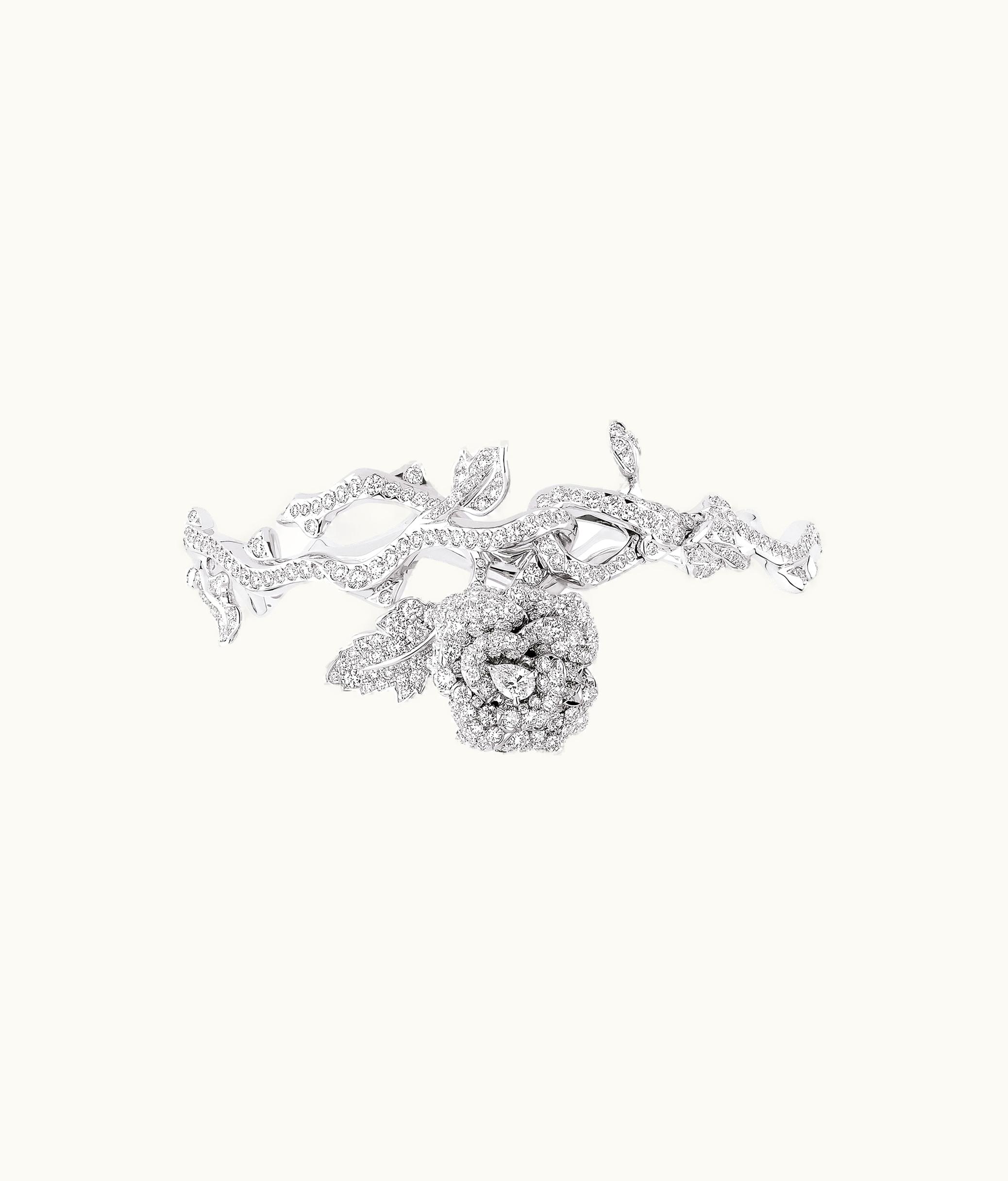 Dior Rose Dior Bagatelle Bracelet - 18k White Gold And Diamonds