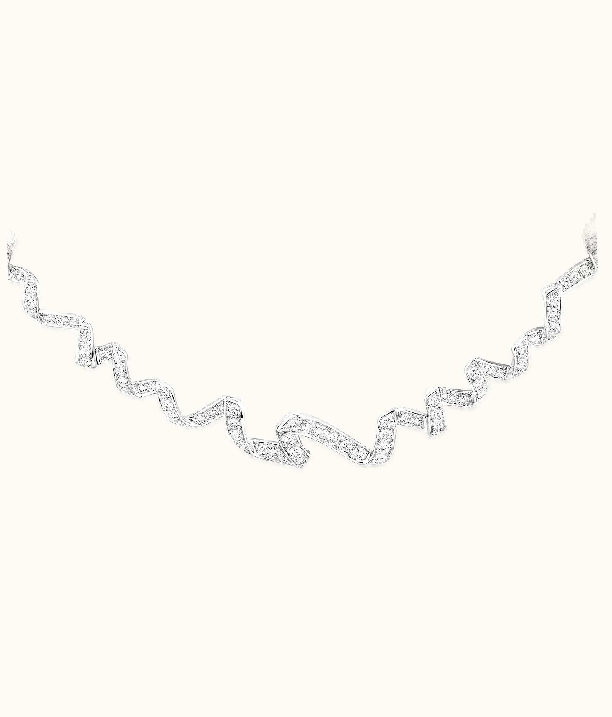 Dior Naturelle Diorama Necklace White Gold And Diamonds