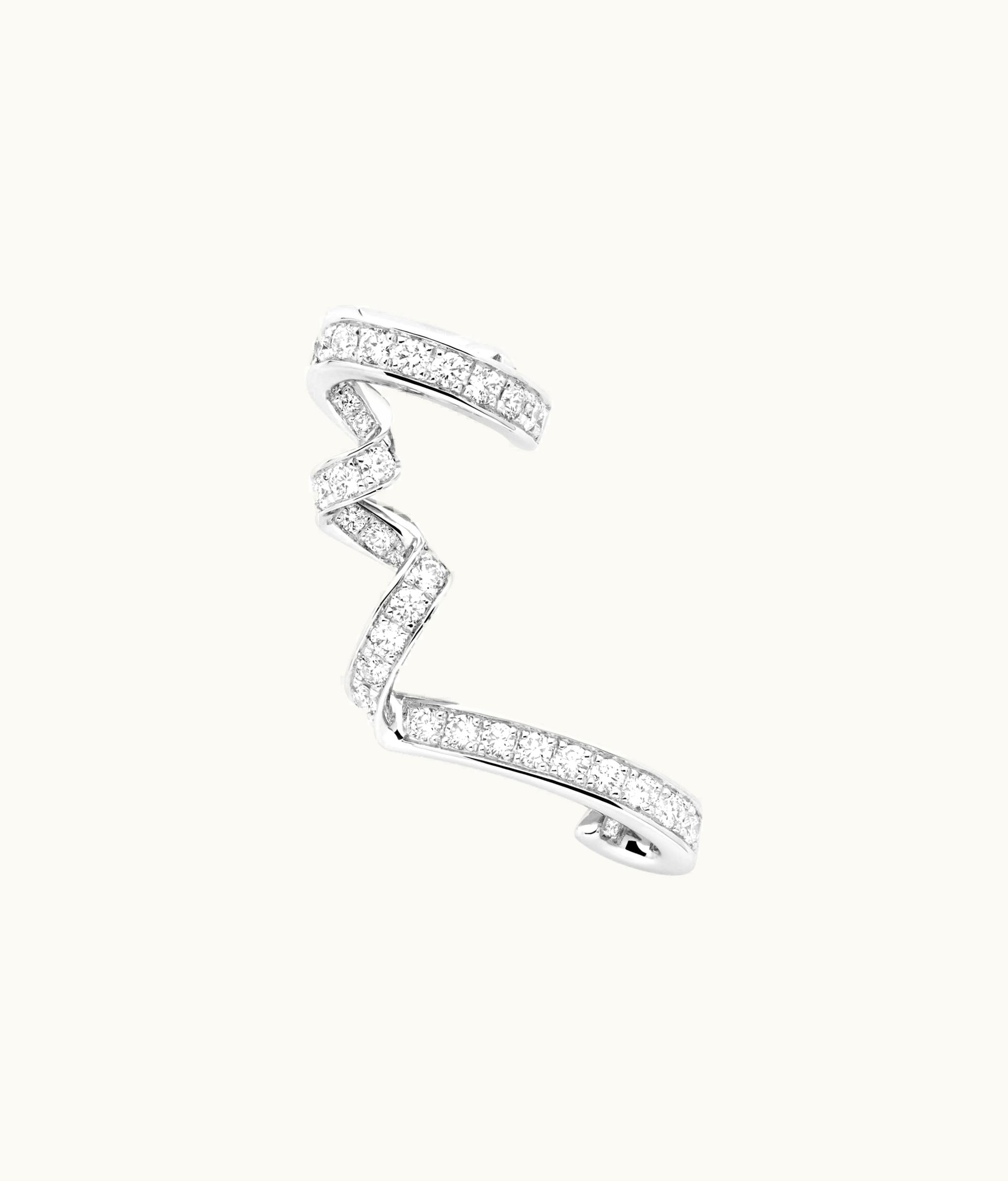 Dior Couture Dior Right Ear Jewelry - White Gold And Diamonds