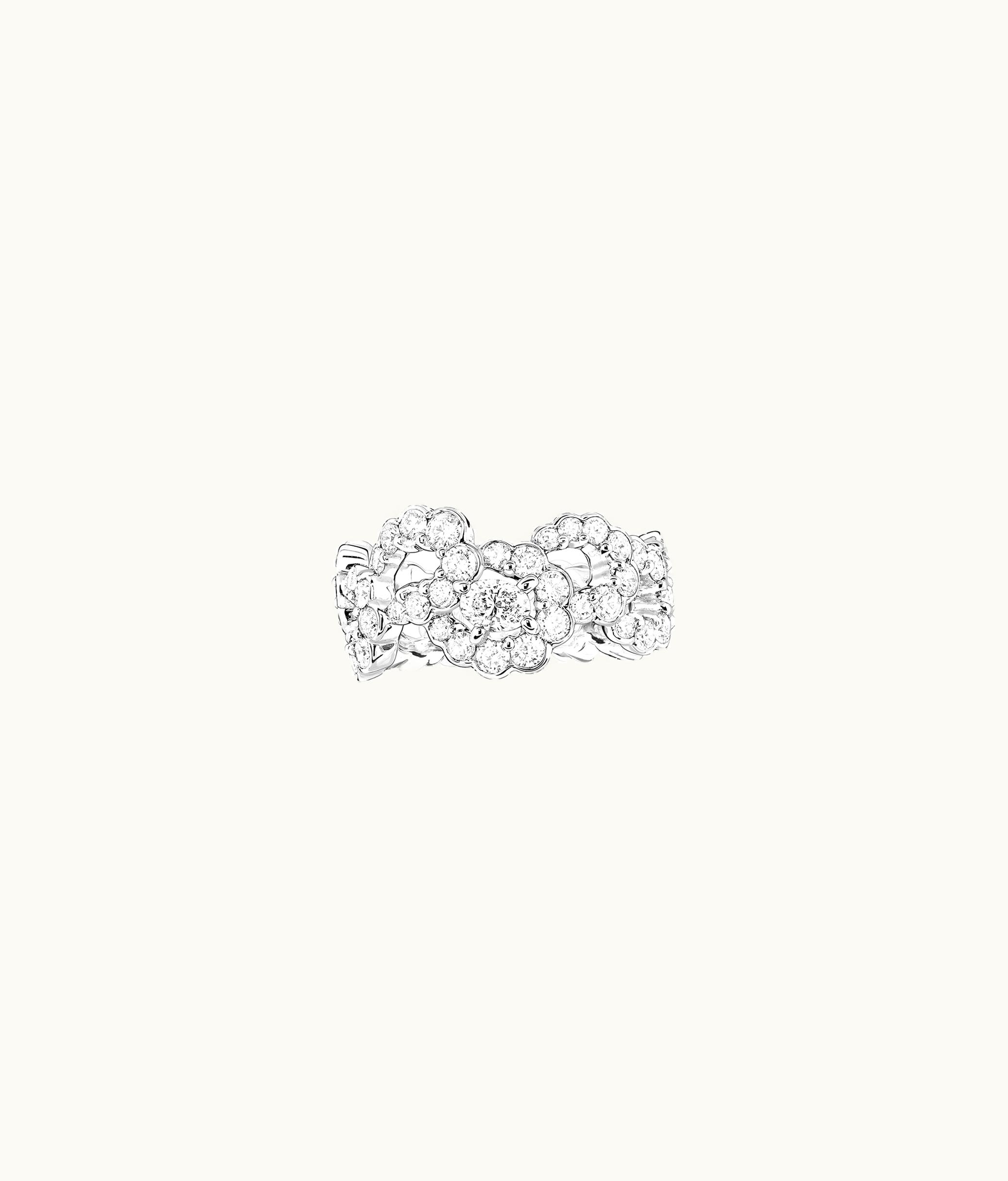 Dior Junon Couture Ring - White Gold And Diamonds