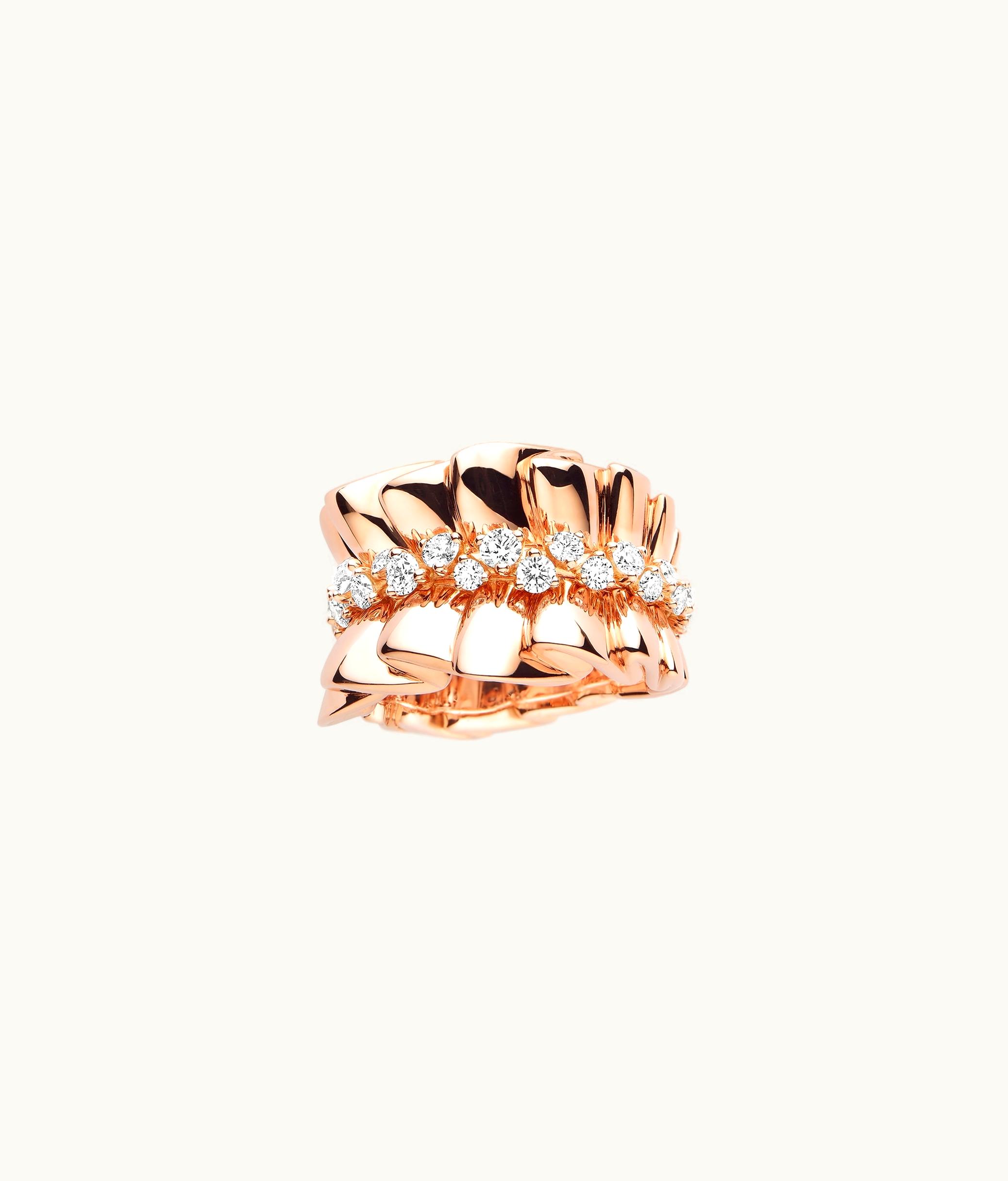 Dior Couture Dior Ring - Pink Gold And Diamonds
