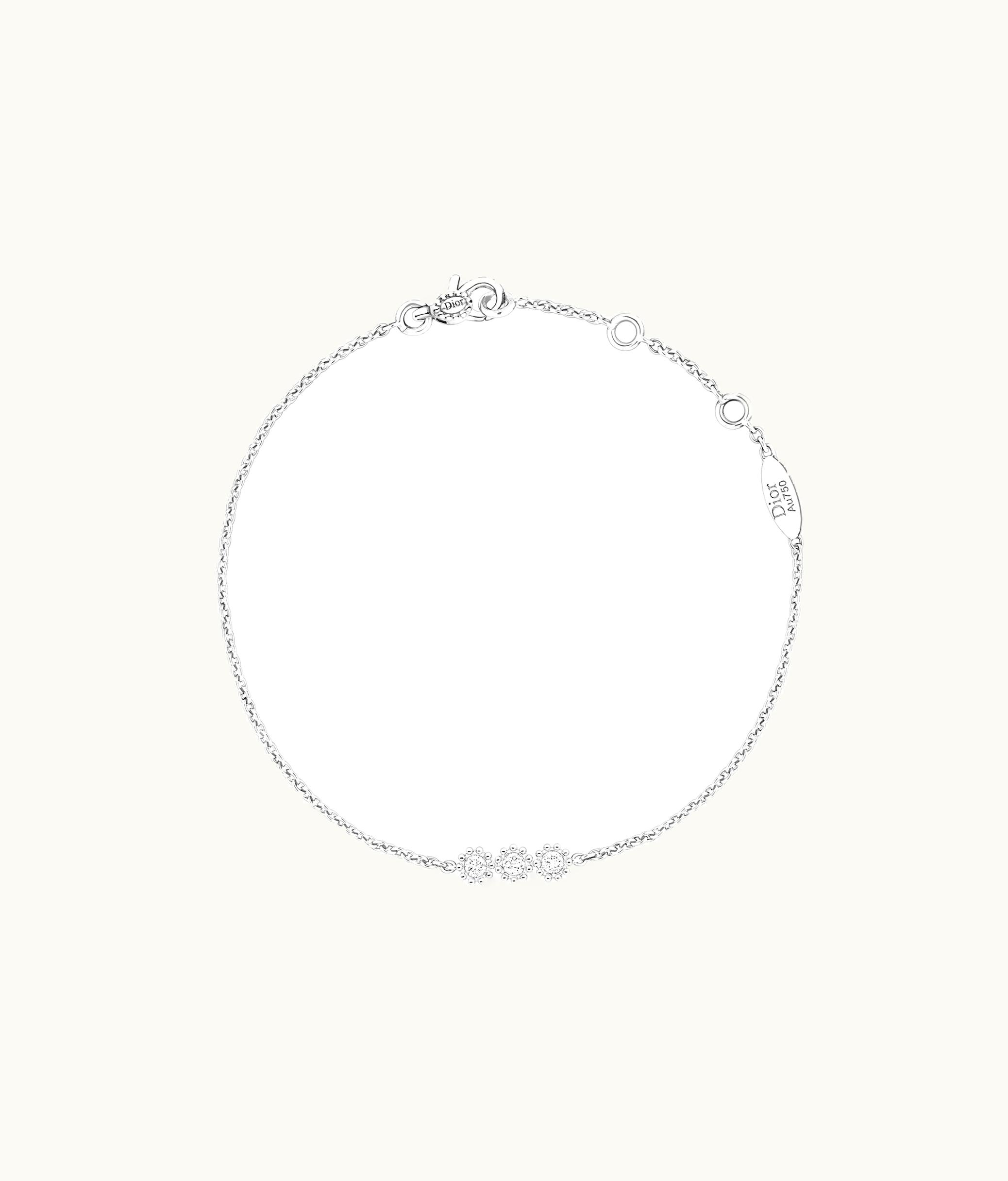 Dior Mimirose Bracelet - 18k White Gold With Diamonds