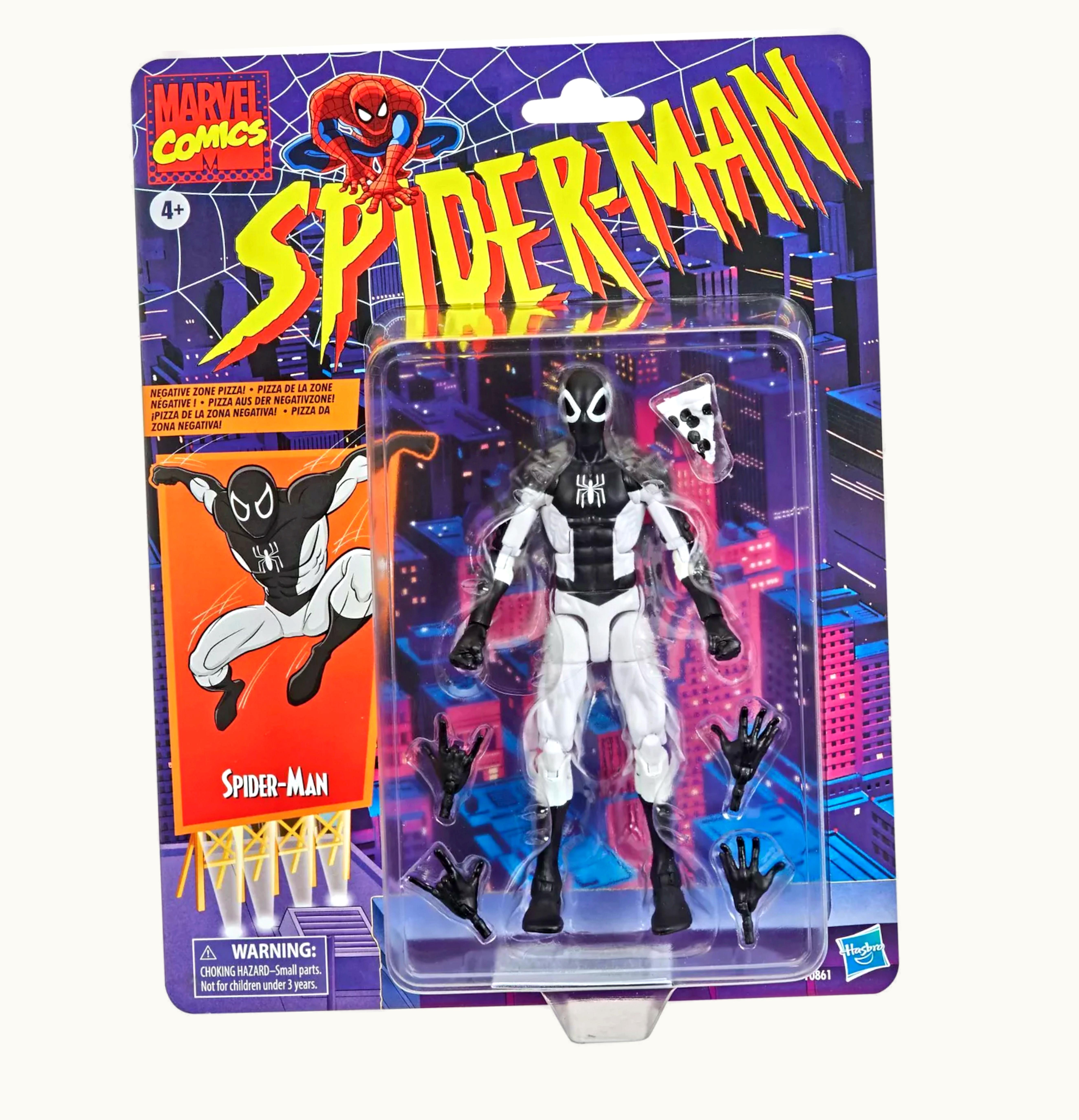 Hasbro Hasbro Marvel Legends Vintage Collection Spider Man Target Exclusive Action Figure Black White