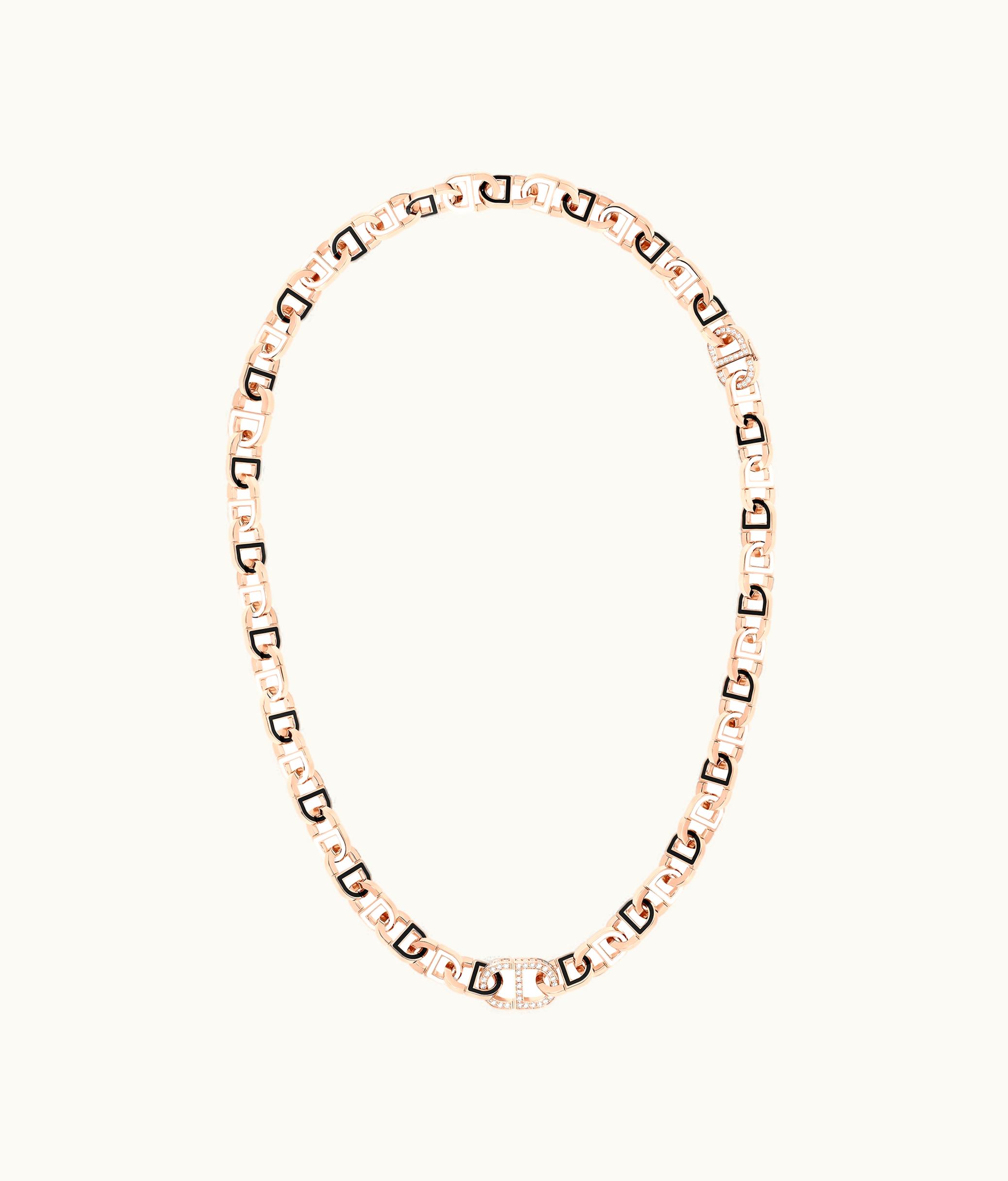 Dior Color Dior Modular Necklace And Bracelet - Pink Gold, Diamonds And Lacquer