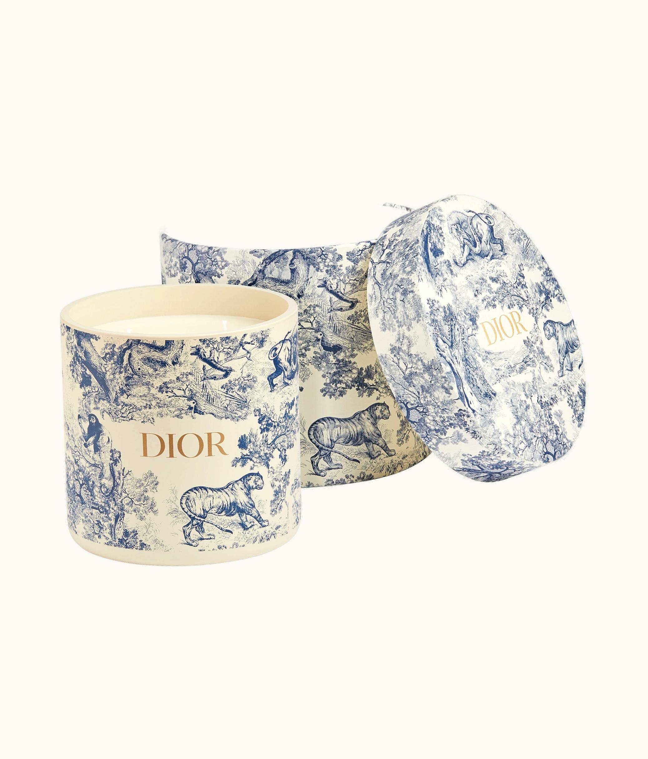 Dior Large Hortensia Scented Candle - Blue Toile De Jouy