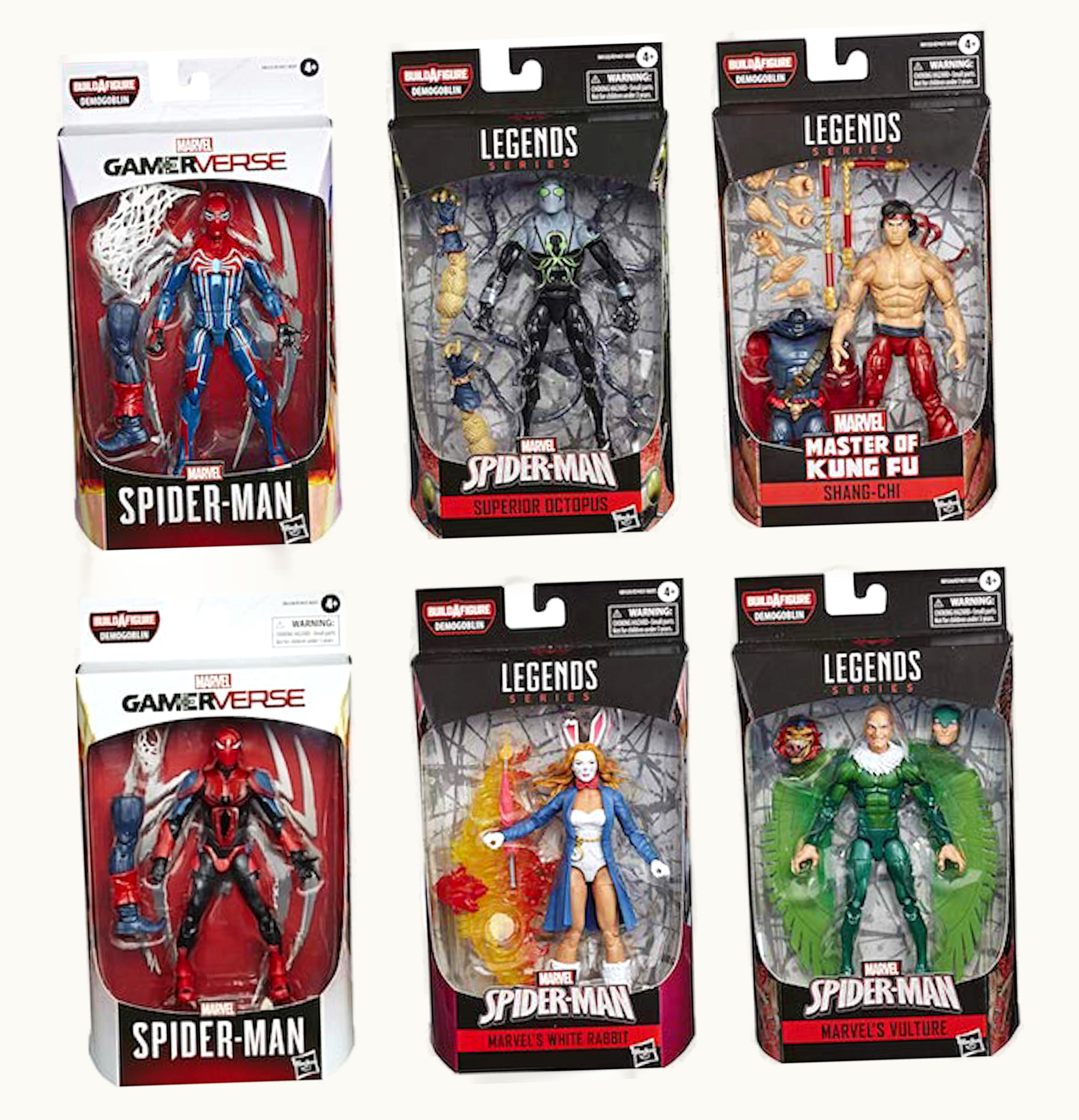 Hasbro Hasbro Marvel Legends Spider Man Set Demogoblin BAF Action Figure