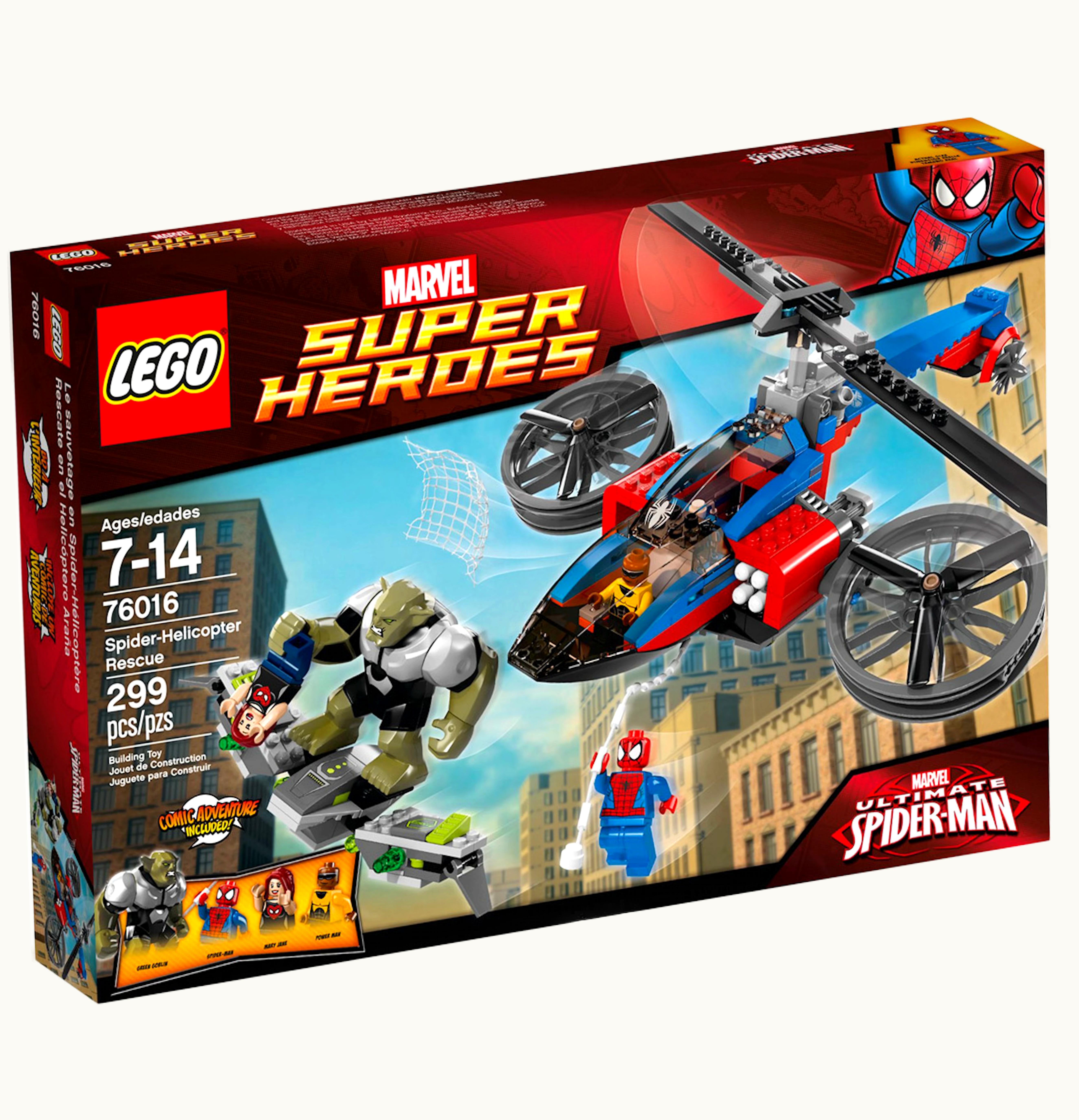 LEGO LEGO Marvel Super Heroes Spider Helicopter Rescue Set 76016