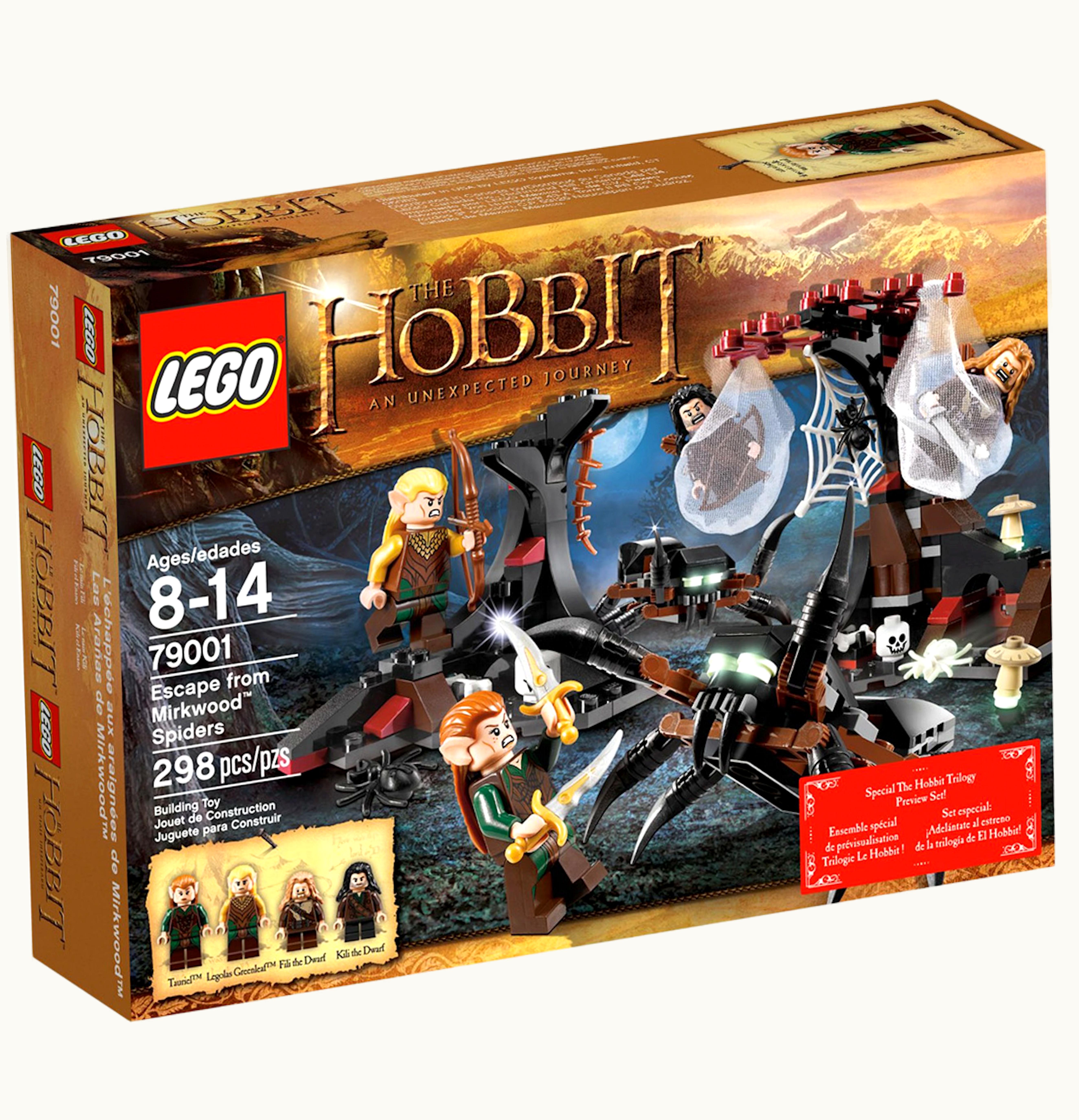 LEGO LEGO The Hobbit Escape from Mirkwood Spiders Set 79001