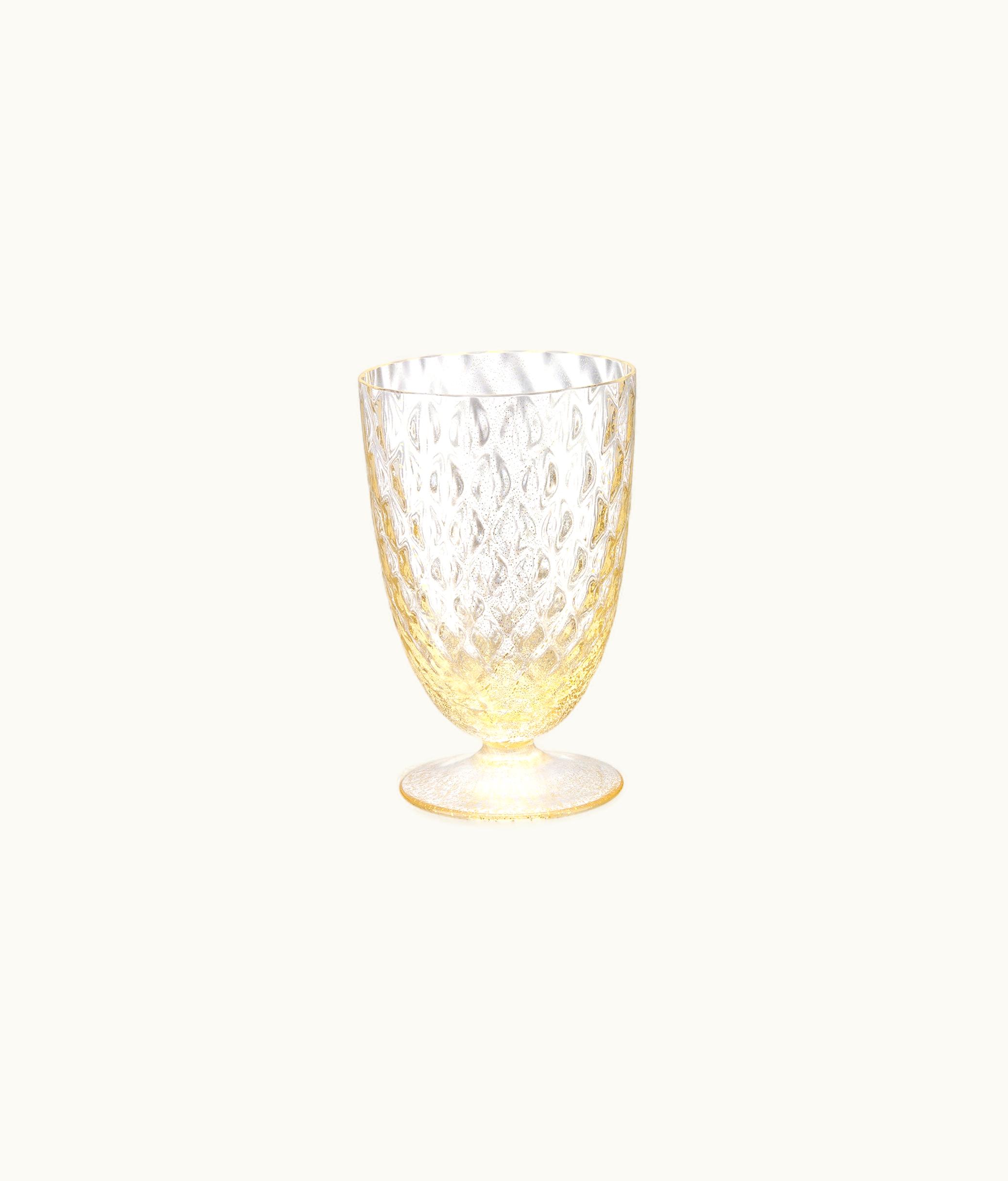 Dior Wine Glass - Gold-Tone Bal Des Abeilles