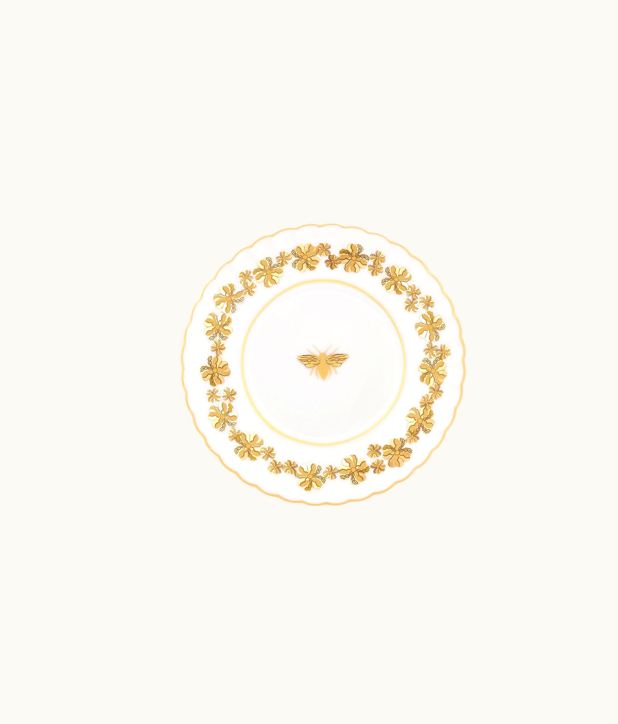 Dior Teacup Saucer - Gold-Tone Bal Des Abeilles
