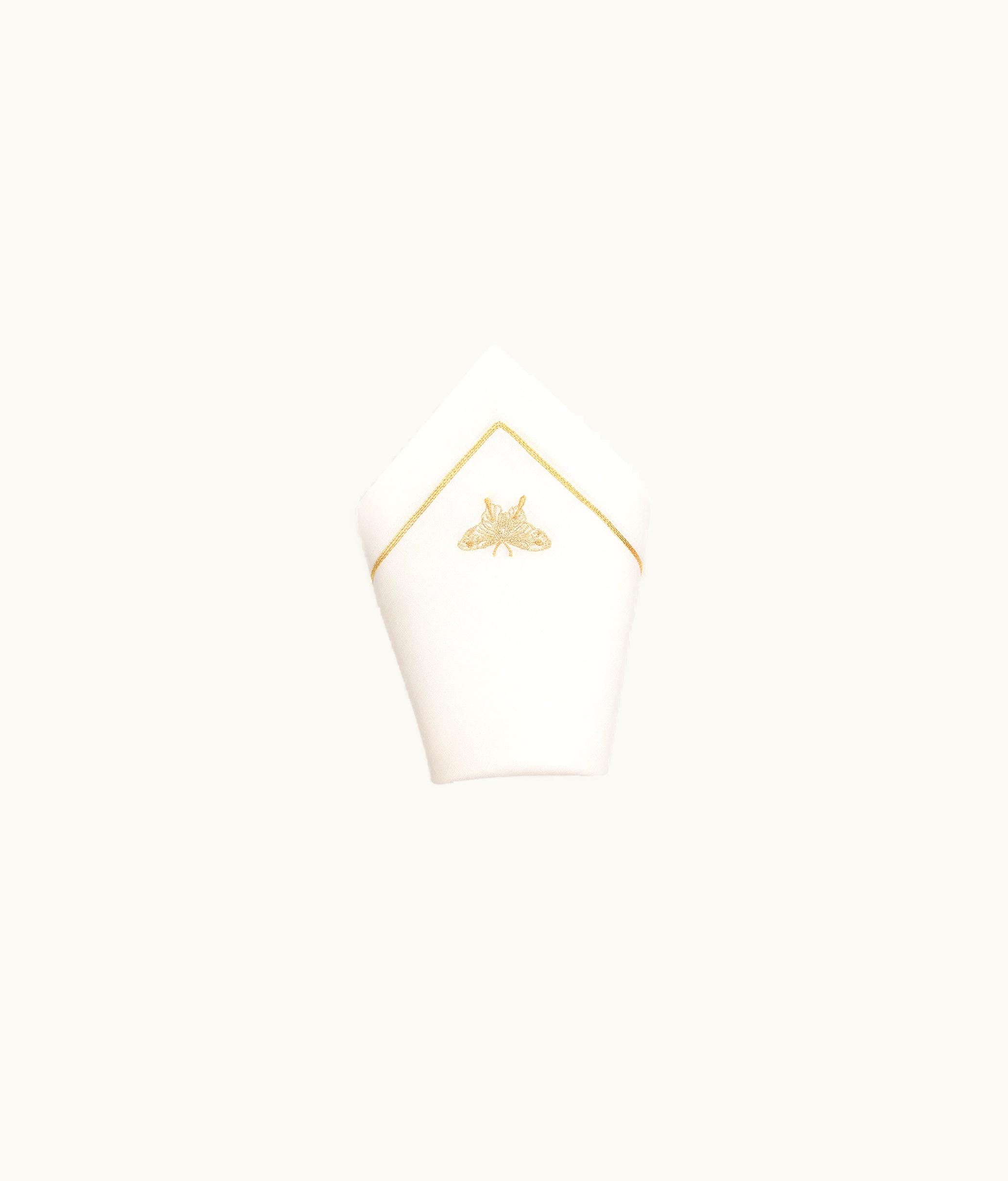 Dior Set Et Serviette De Table Bal Des Abeilles, Or