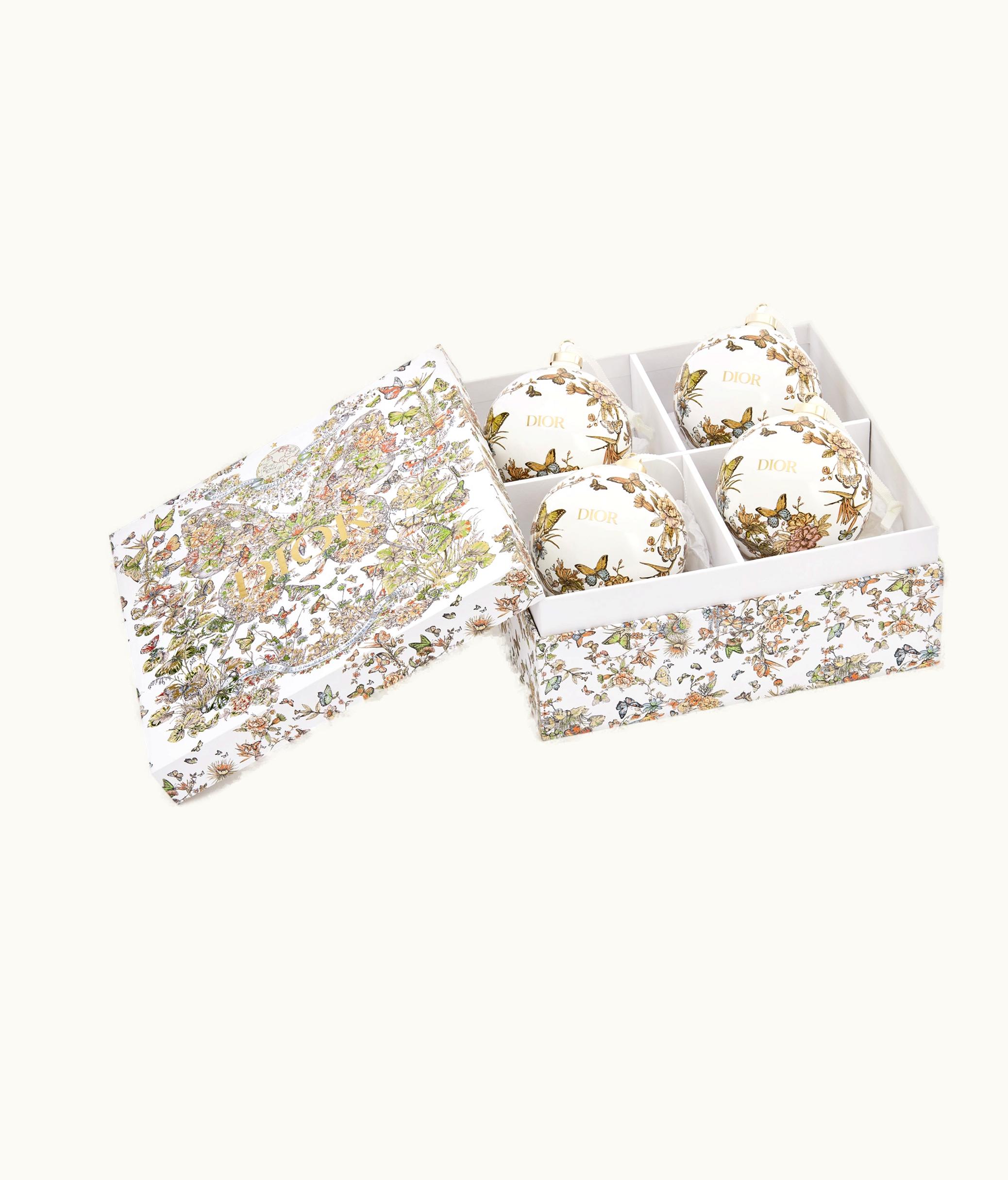 Dior Set Of Four Christmas Ornaments - Multicolor Cruise 24