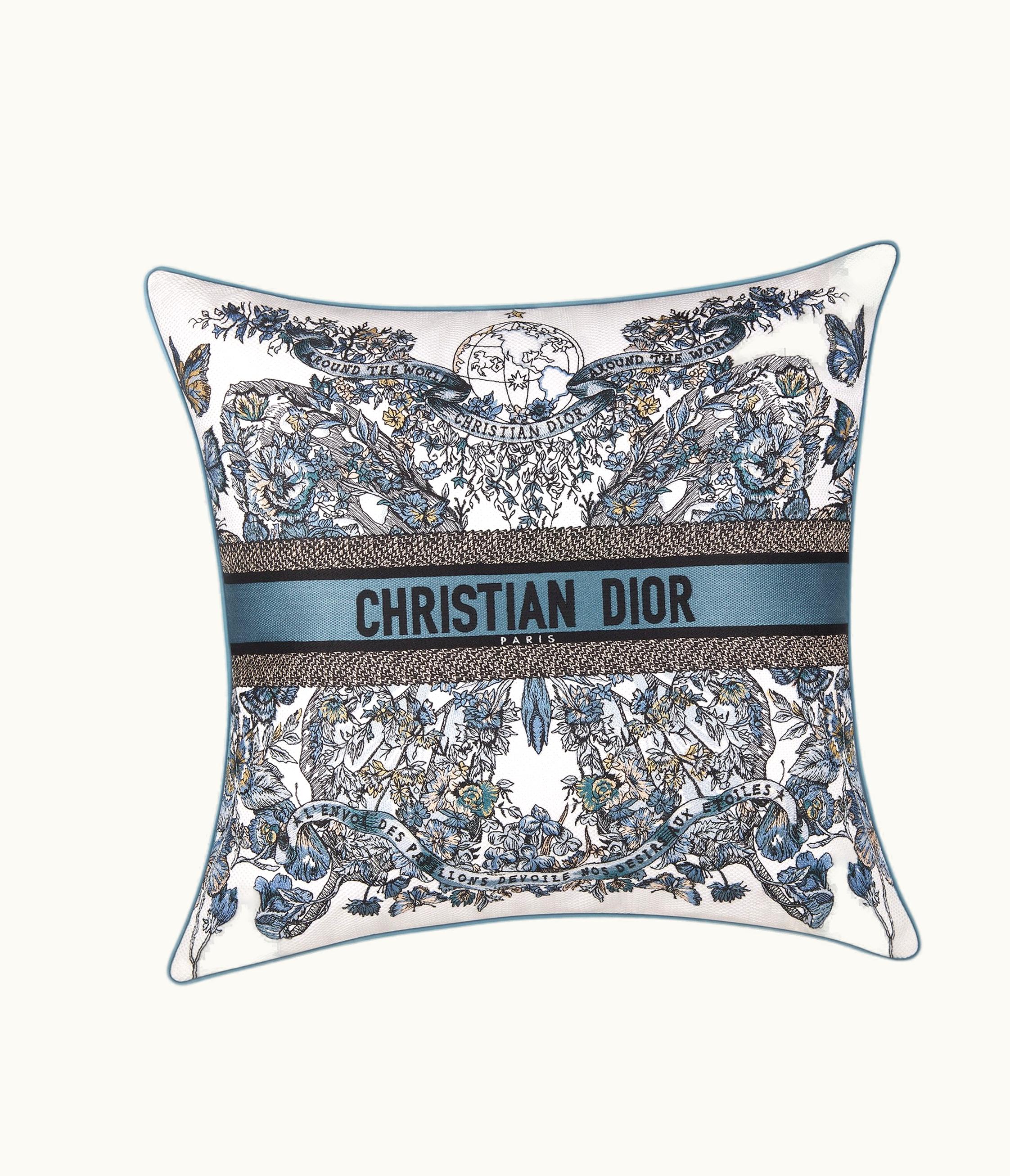 Dior Large Square Pillow - Blue Cruise 24