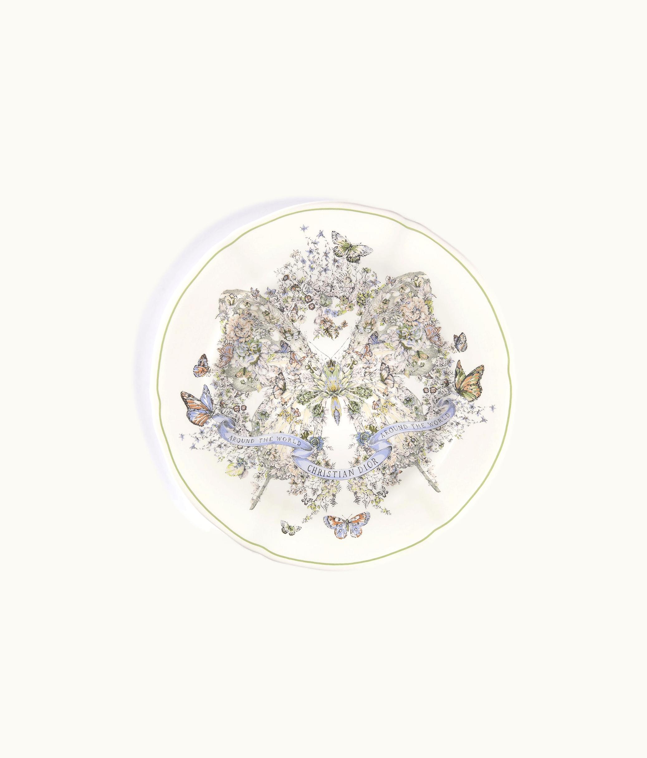 Dior Dessert Plate - Green Cruise 24