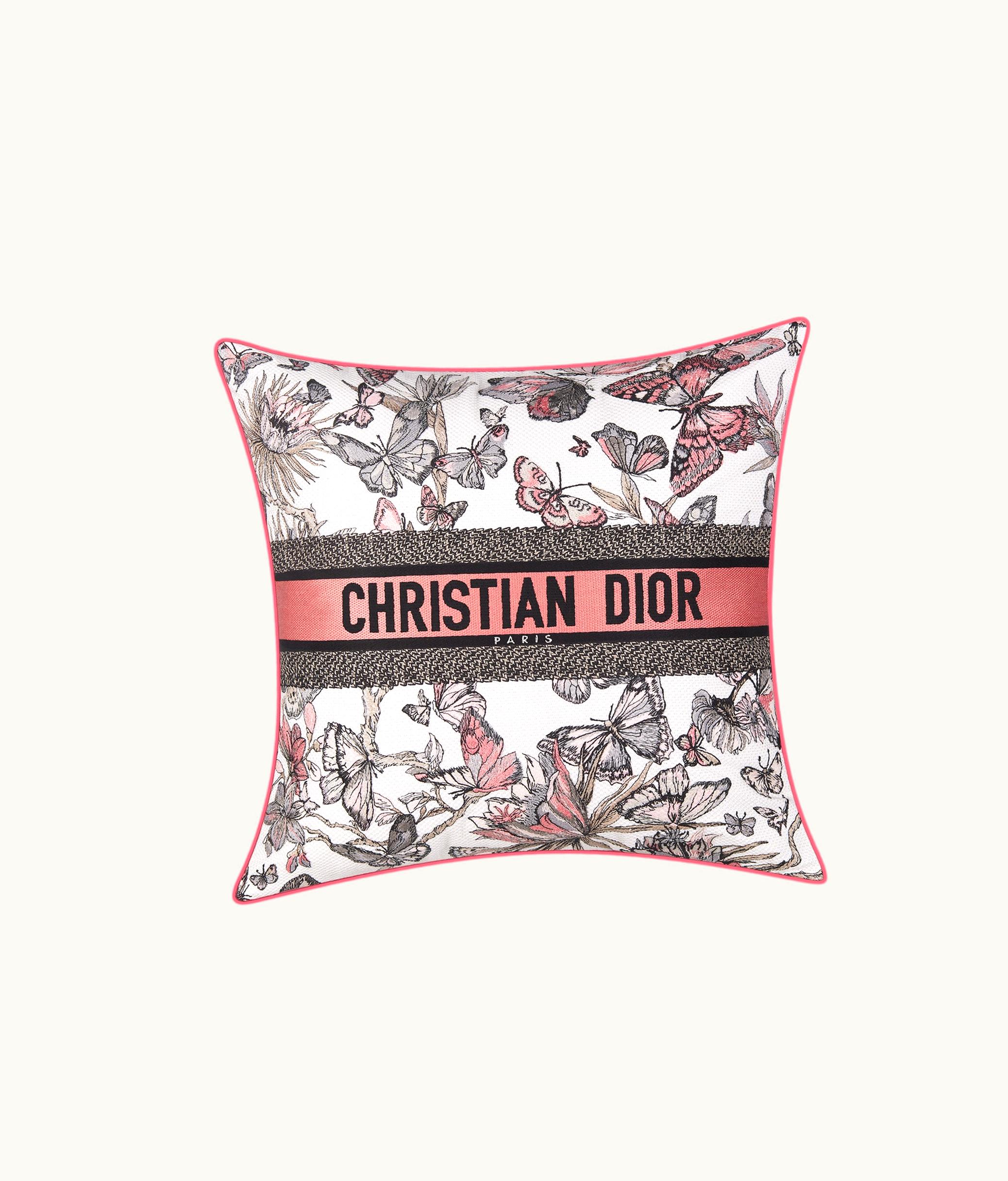 Dior Small Square Pillow - Pink Cruise 24