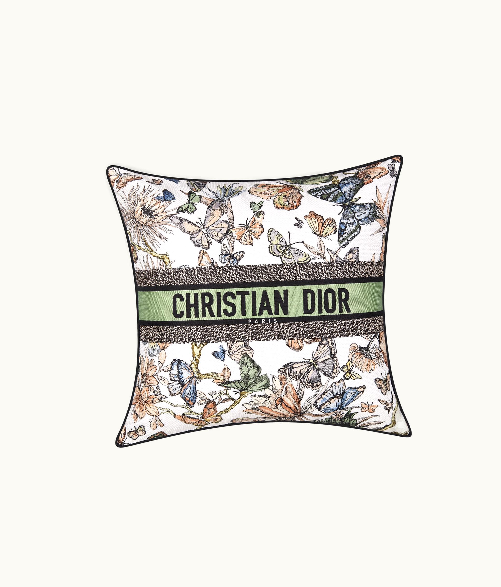 Dior Small Square Pillow - Green Cruise 24