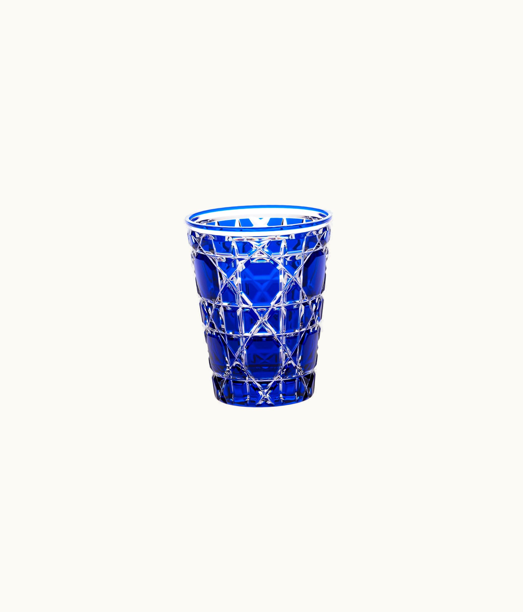 Dior Water Glass - Blue Cannage