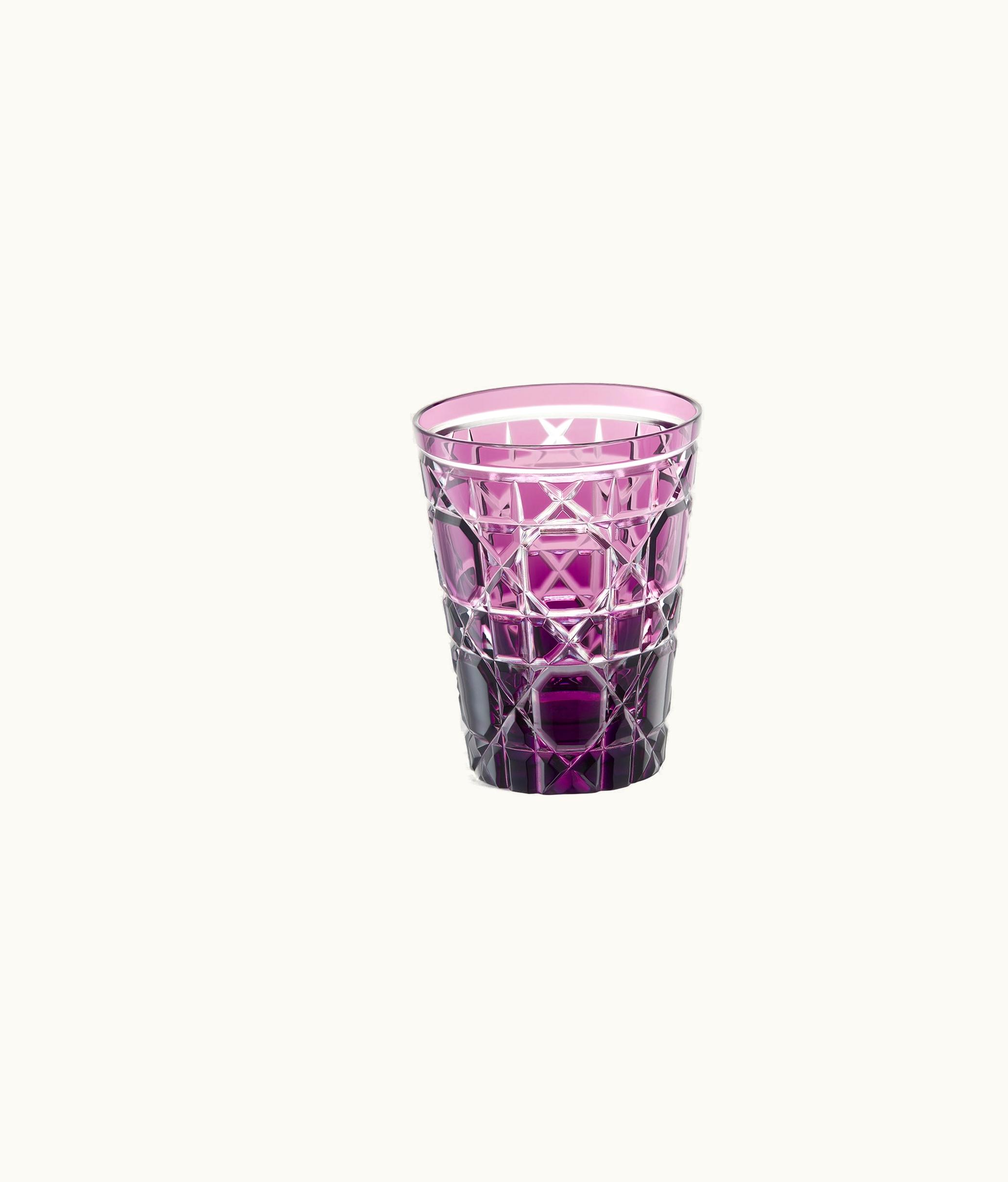 Dior Water Glass - Purple Cannage