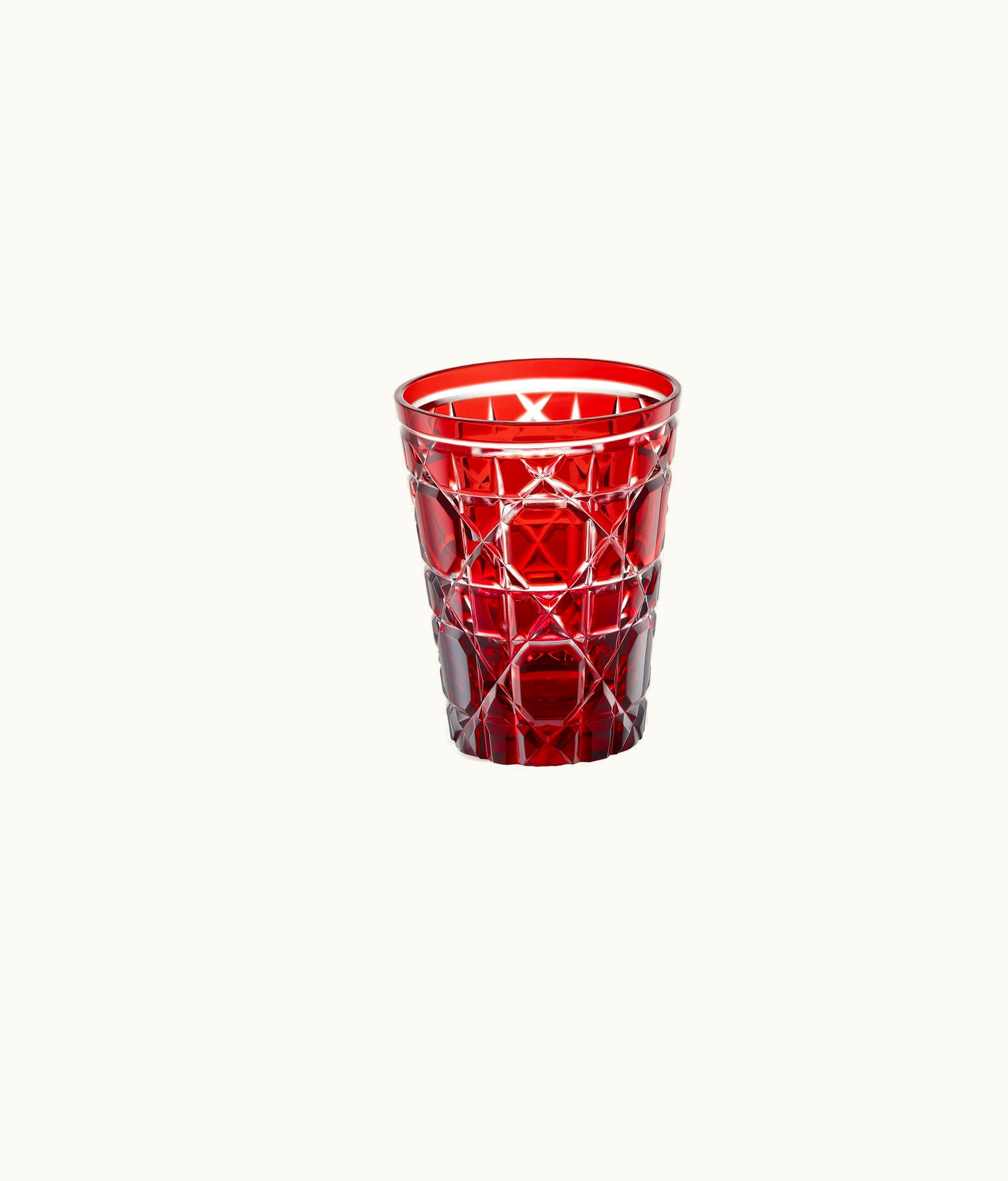 Dior Water Glass - Red Cannage