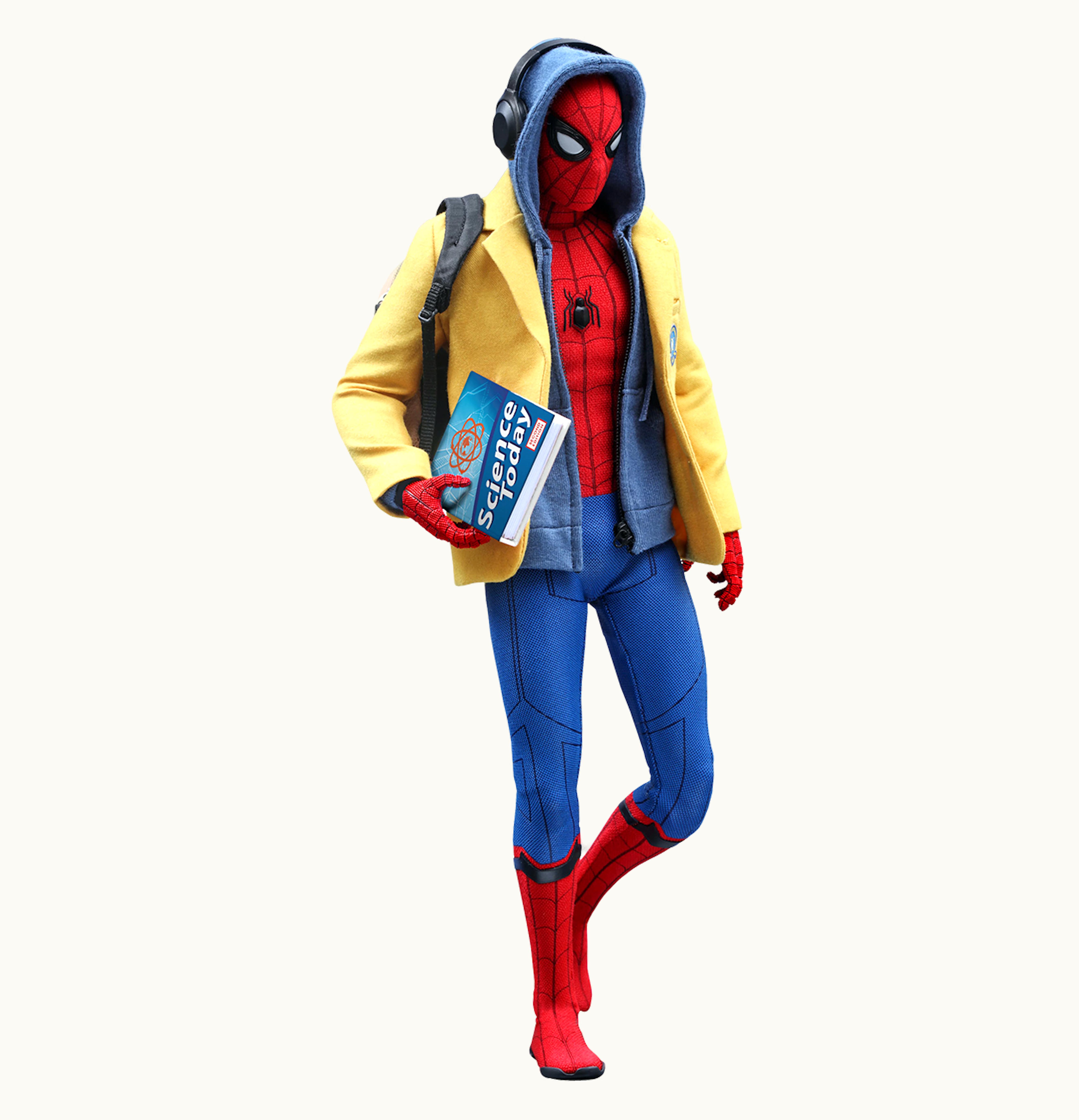 Hot Toys Hot Toys Spider Man Homecoming Movie Masterpiece Series Deluxe Version Sixth Scale Action Figure