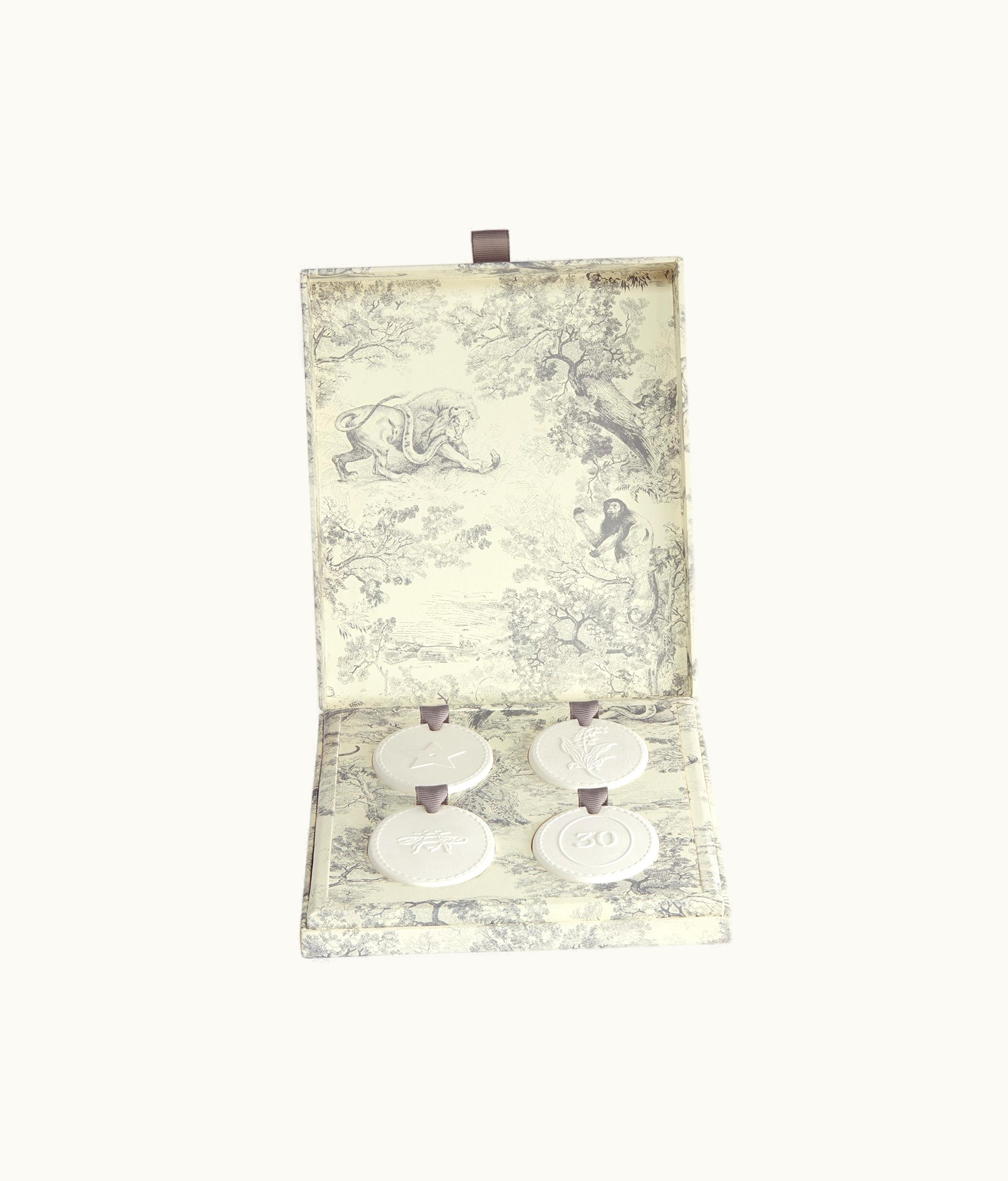 Dior Set Of Four Medallions - Multicolor Toile De Jouy