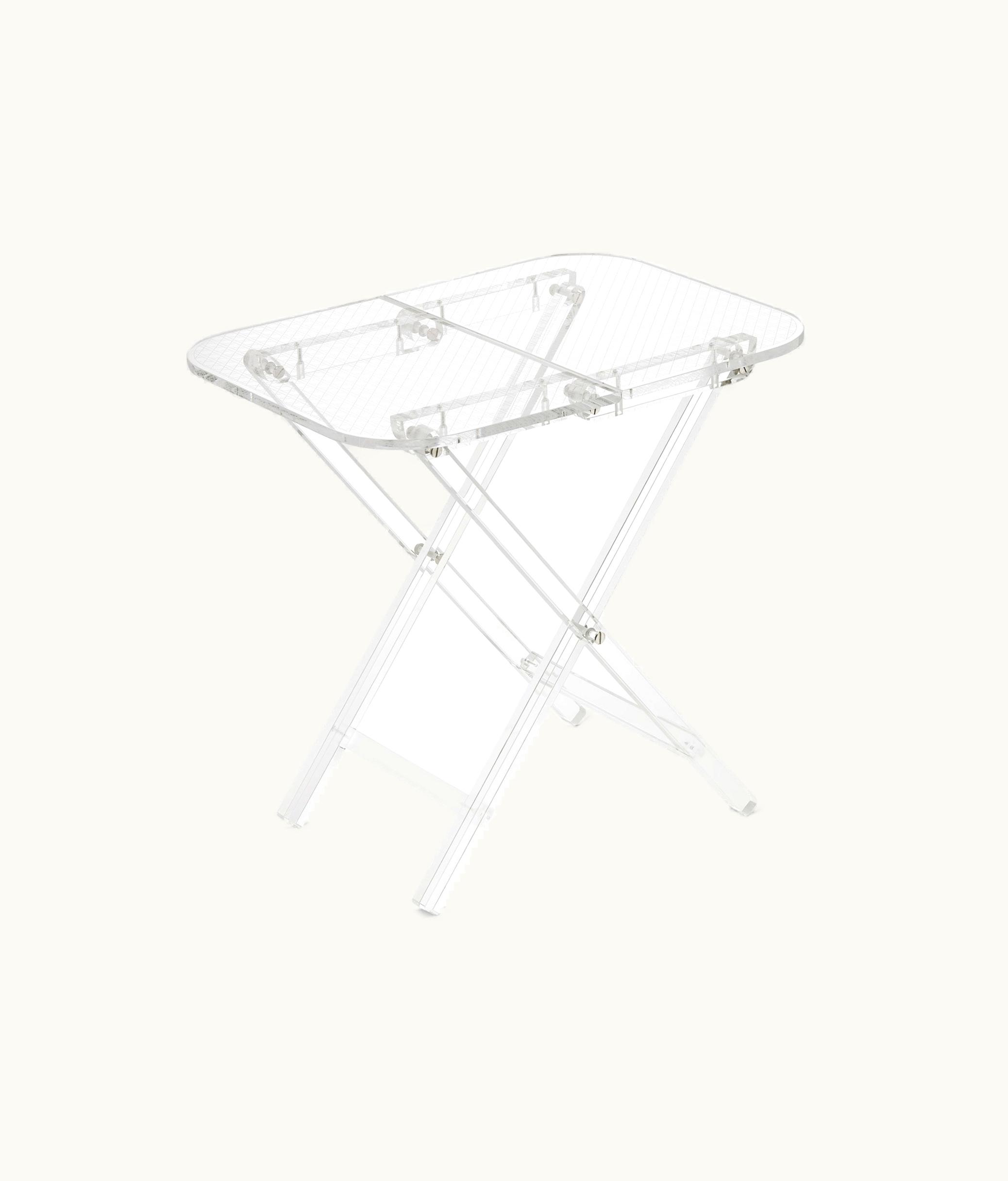 Dior Small Folding Table - Cannage