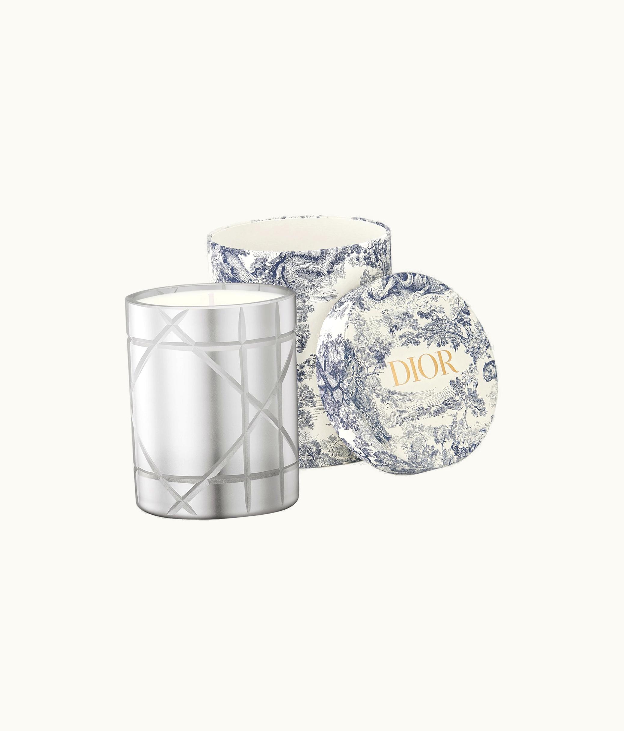 Dior Muguet Encens Scented Candle - Silver-Tone Cannage