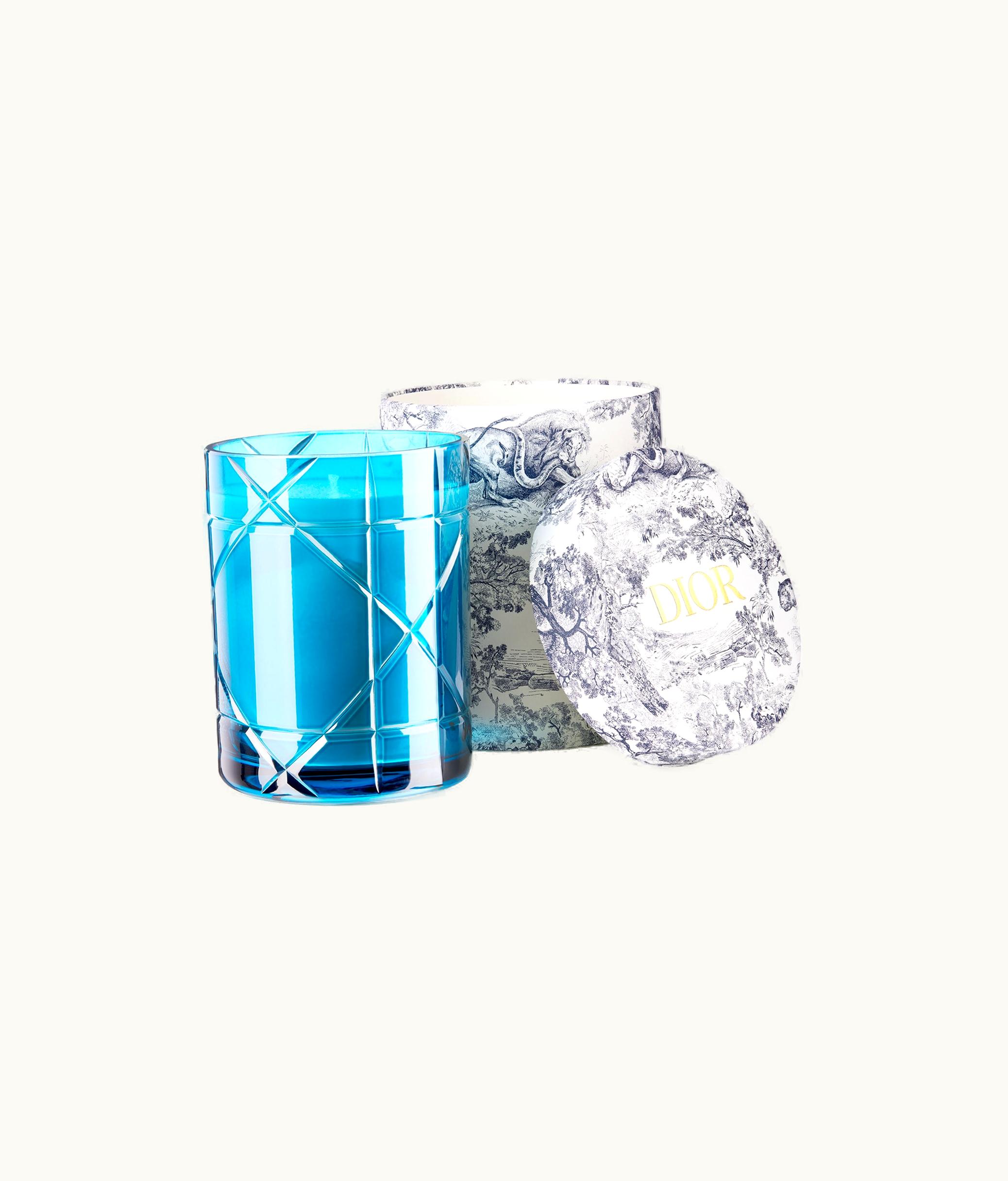 Dior Bouquet Marin Scented Candle - Blue Cannage