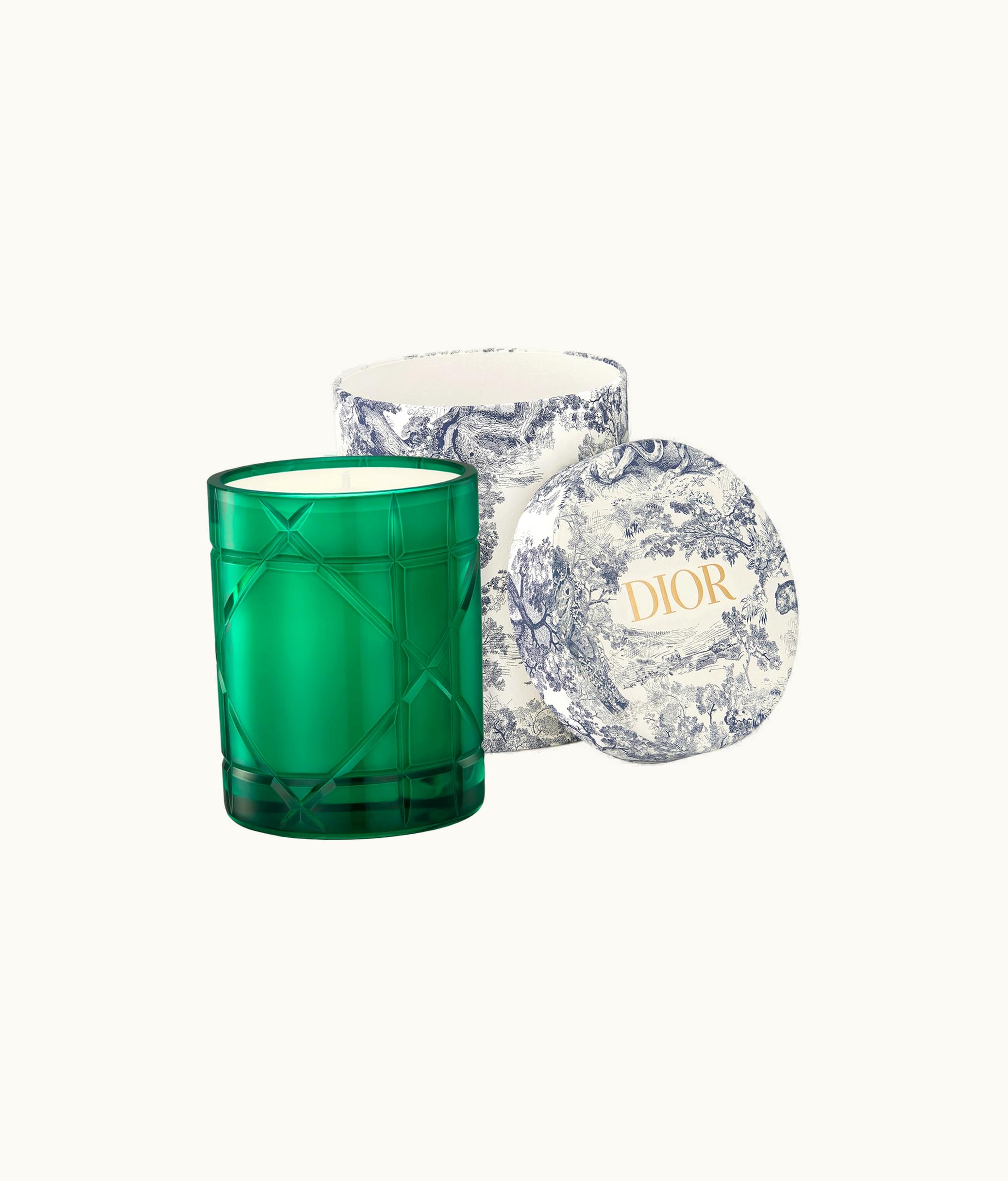 Dior Clochette Printanière Scented Candle - Green Cannage