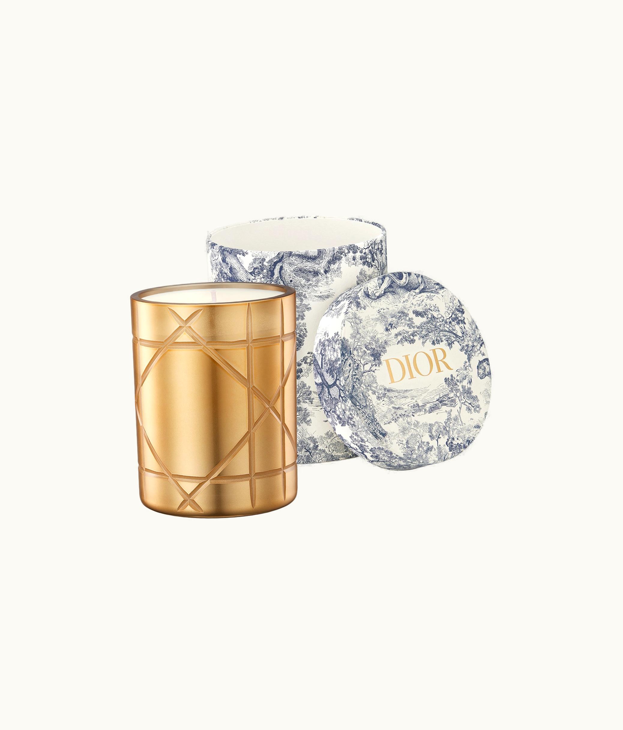 Dior Ambre d'Or Scented Candle - Gold-Finish Cannage