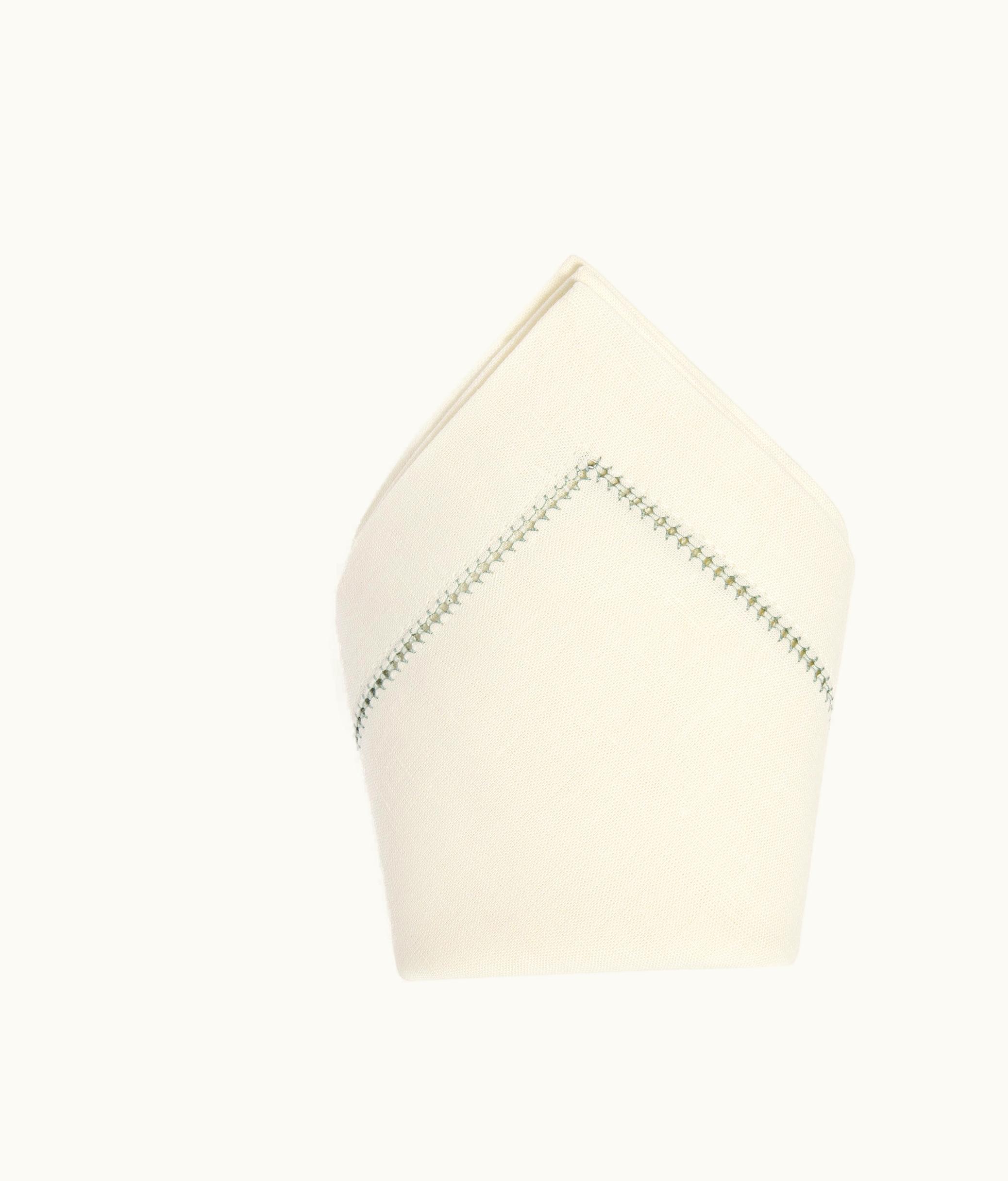 Dior Napkin - Linden Green Toile De Jouy