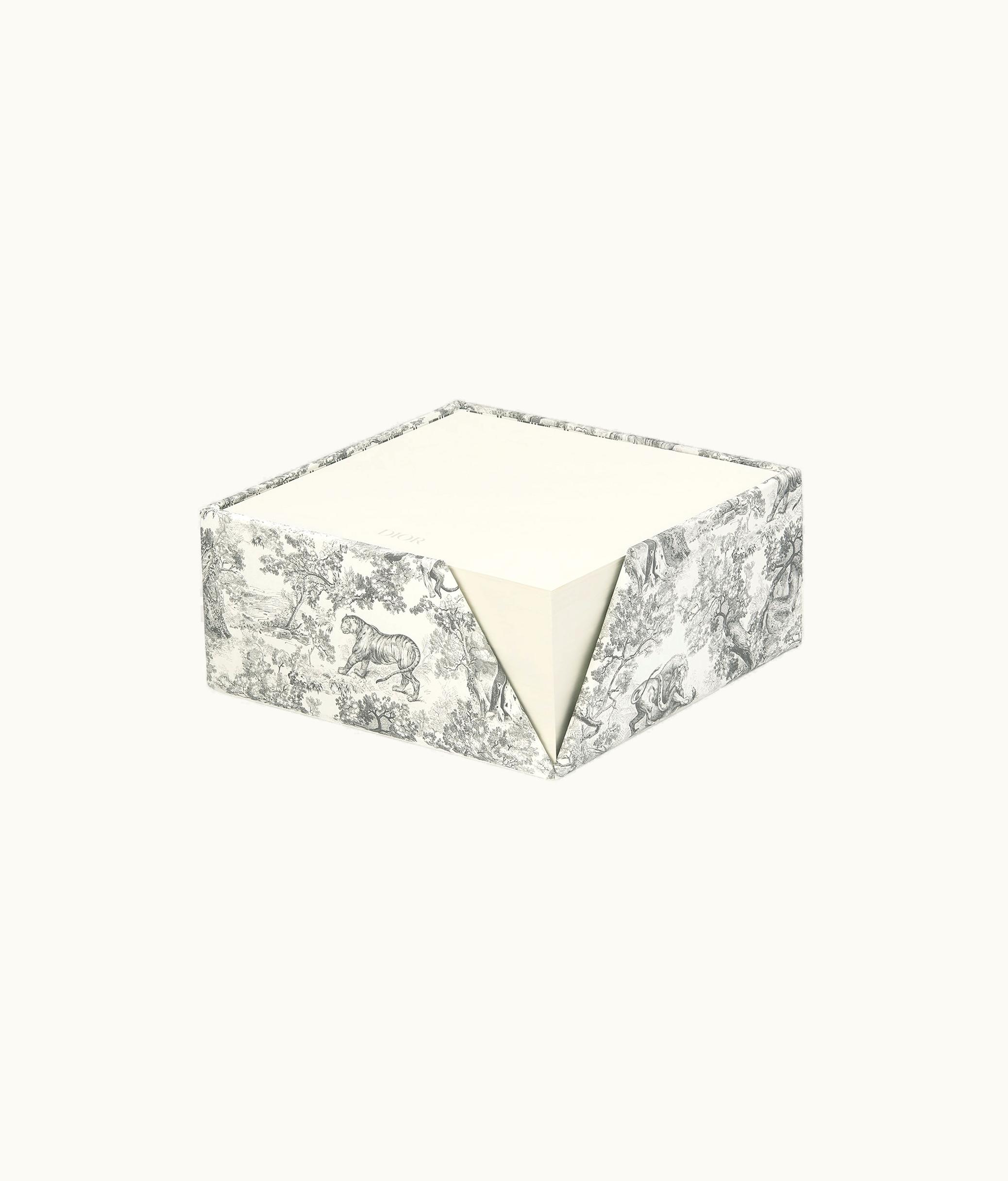 Dior Post-It Tray - Gray Toile De Jouy