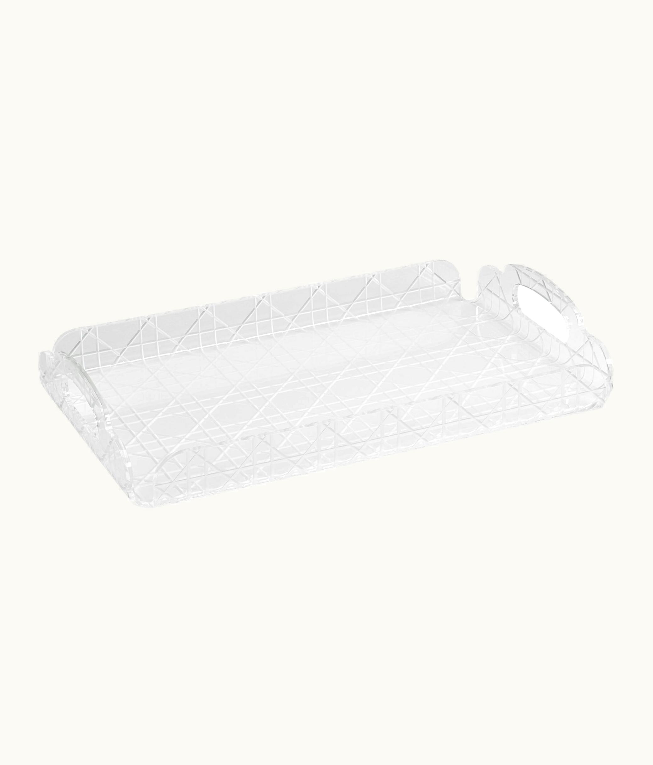 Dior Small Tray - Transparent Cannage