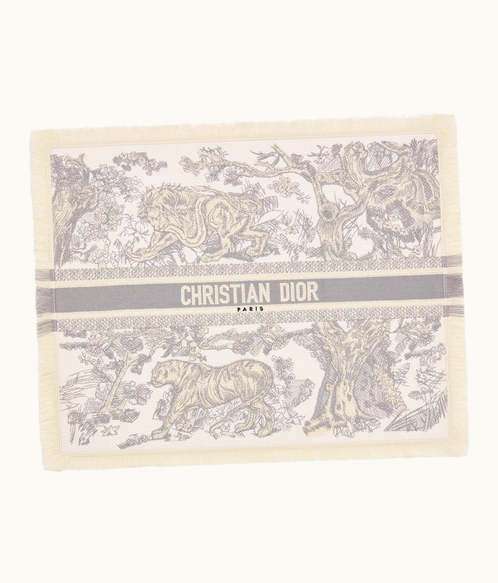 Dior Placemat - Gray Toile De Jouy