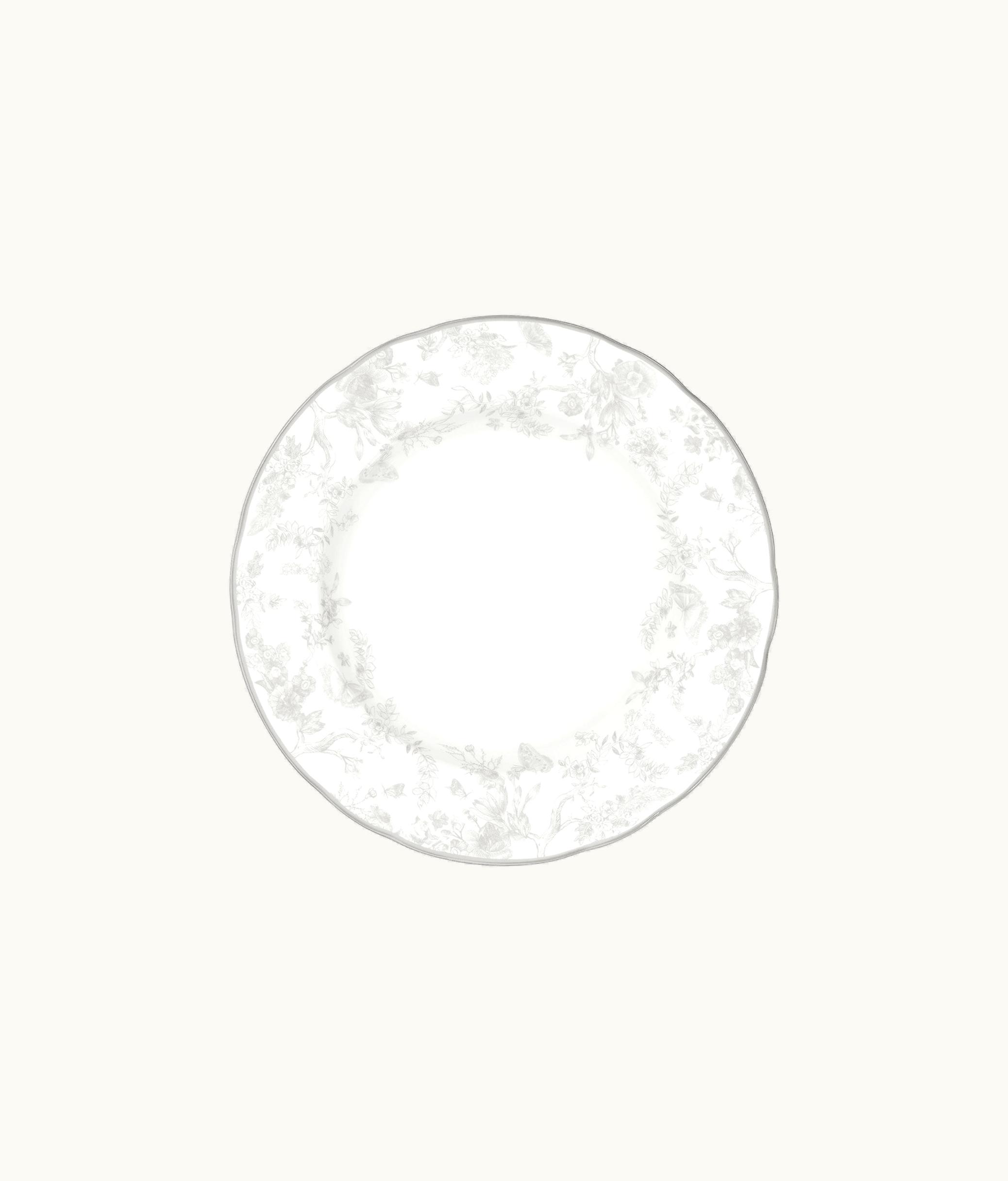 Dior Soup Plate - Gray Toile De Jouy