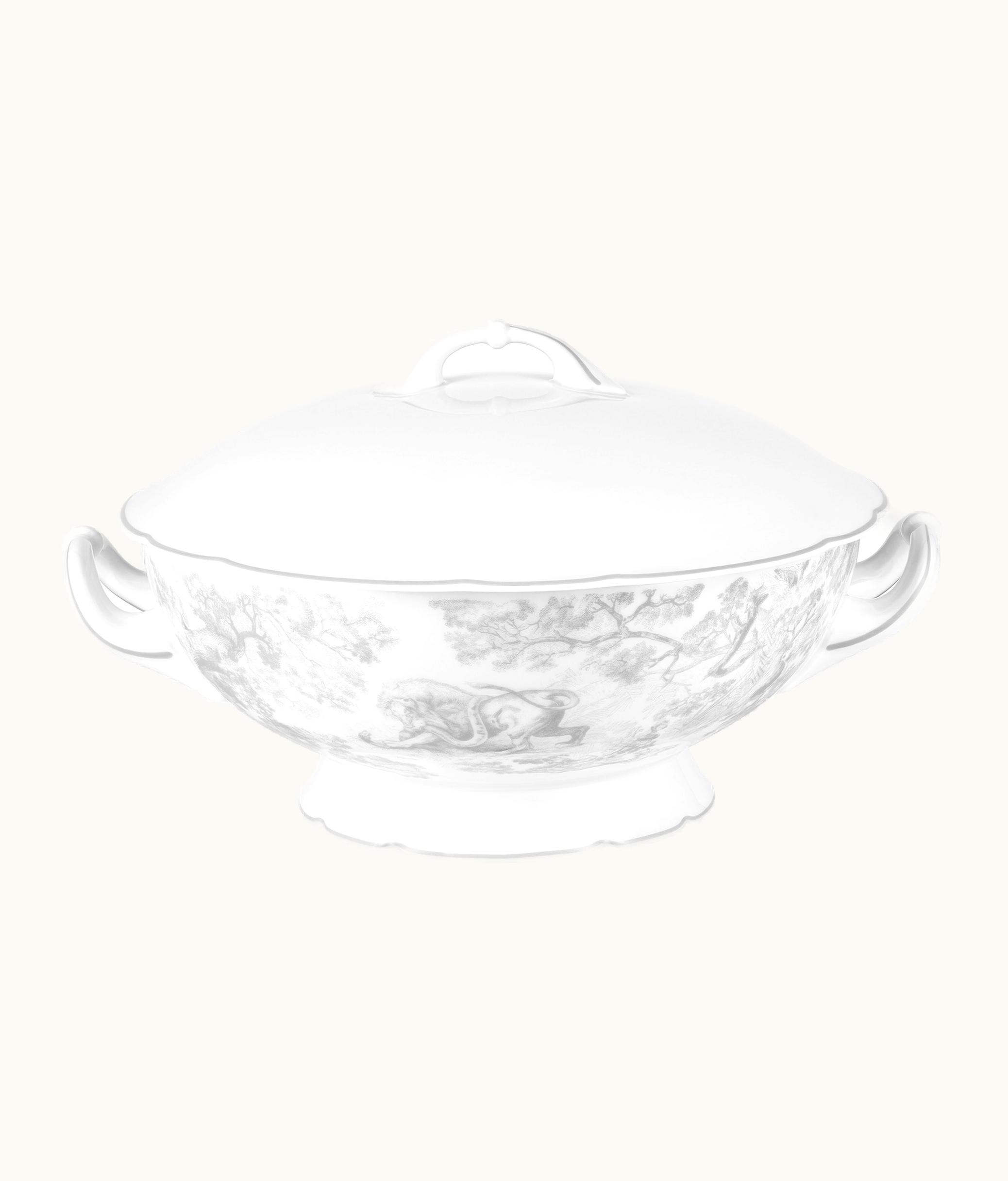 Dior Tureen - Gray Toile De Jouy