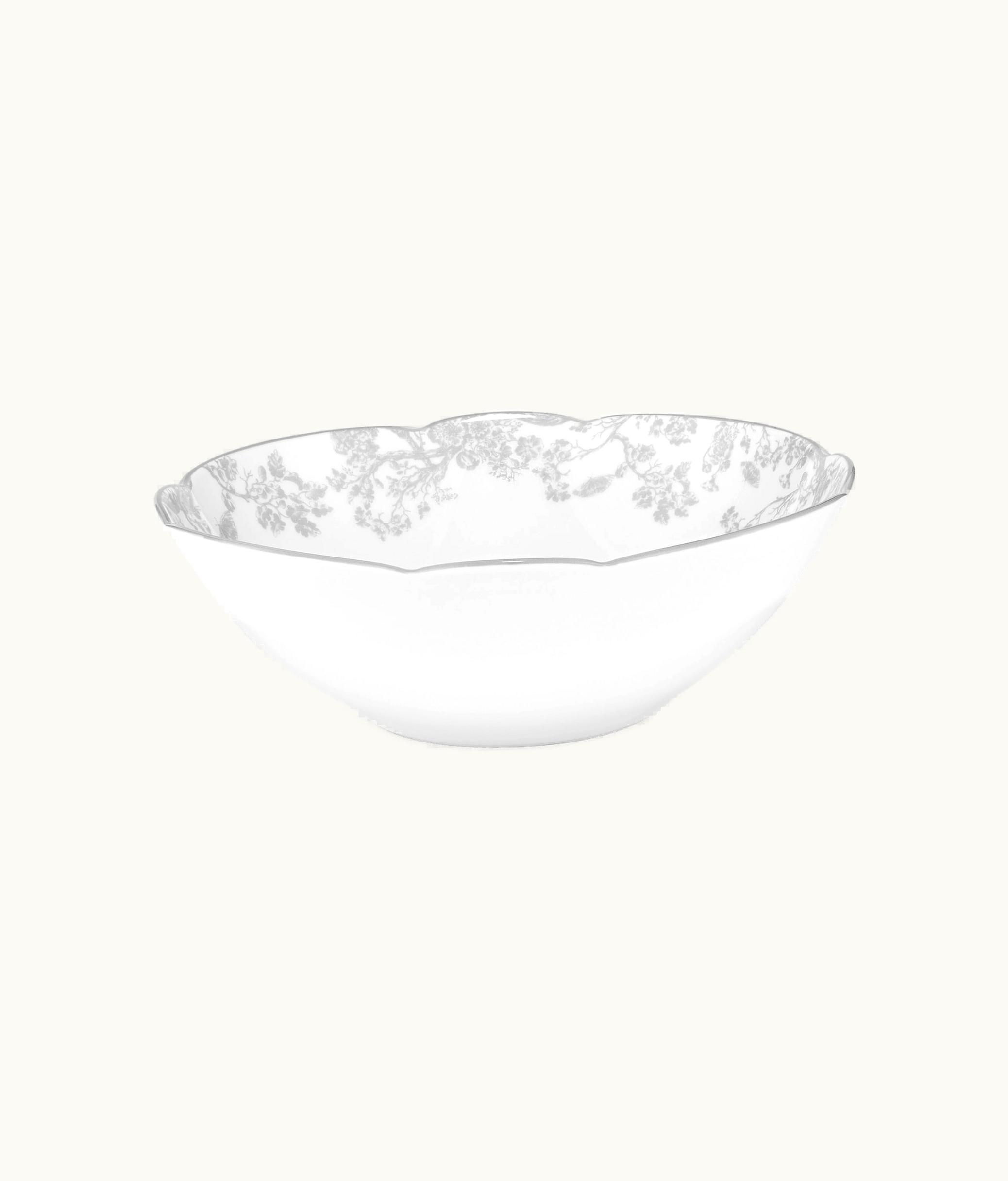 Dior Cereal Bowl - White And Gray Toile De Jouy