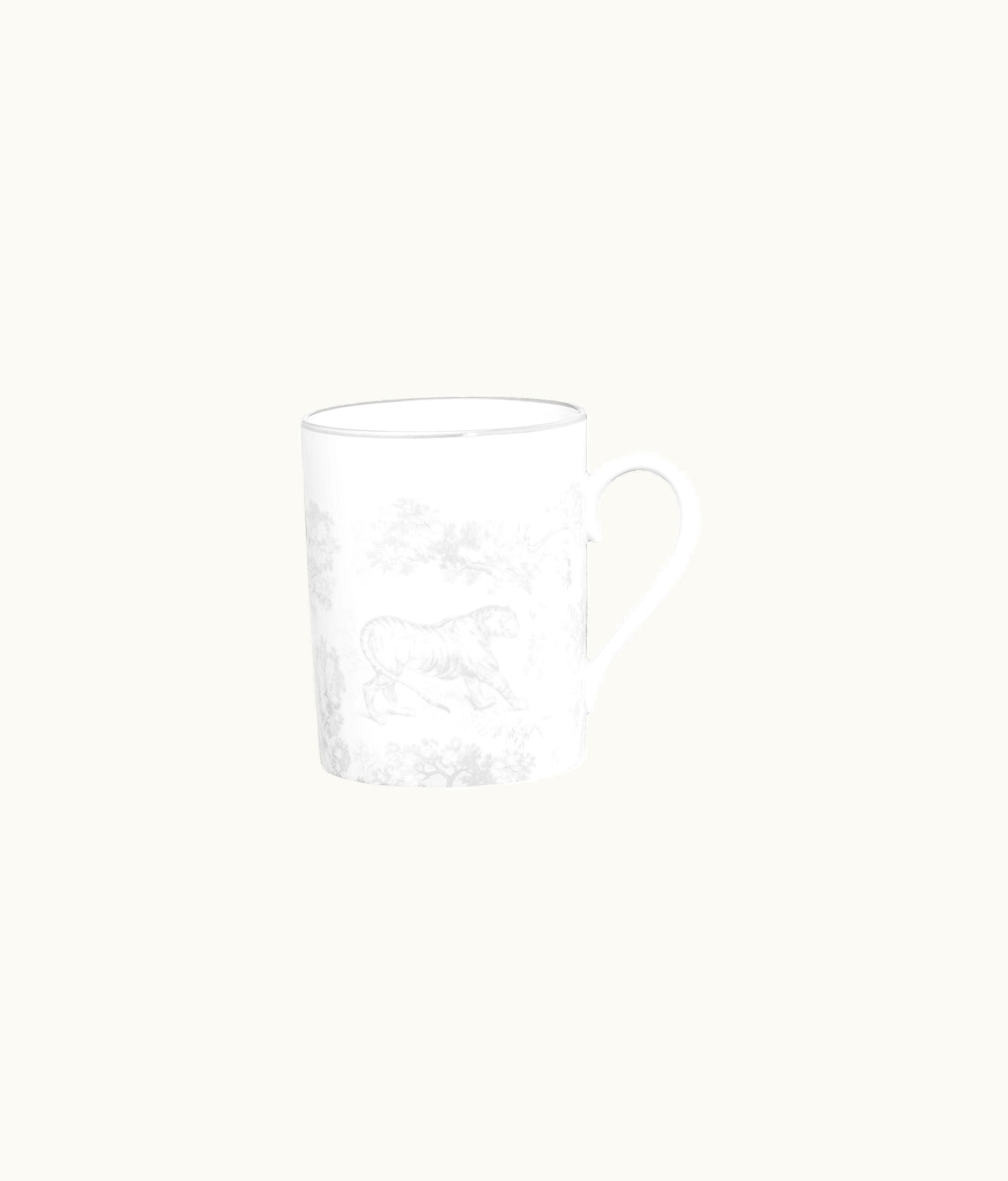 Dior Mug - Gray Toile De Jouy