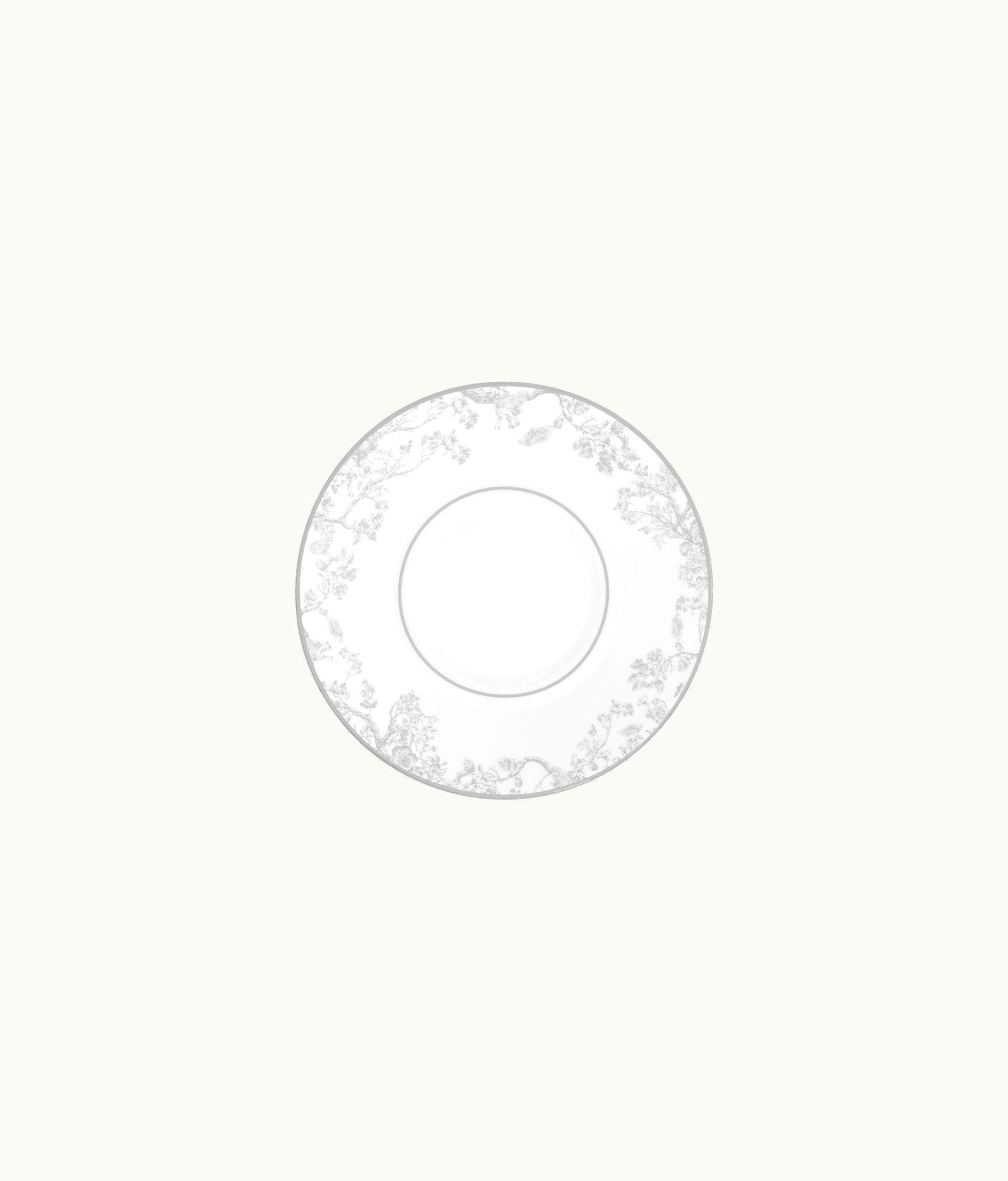 Dior Coffee Cup Saucer - Gray Toile De Jouy