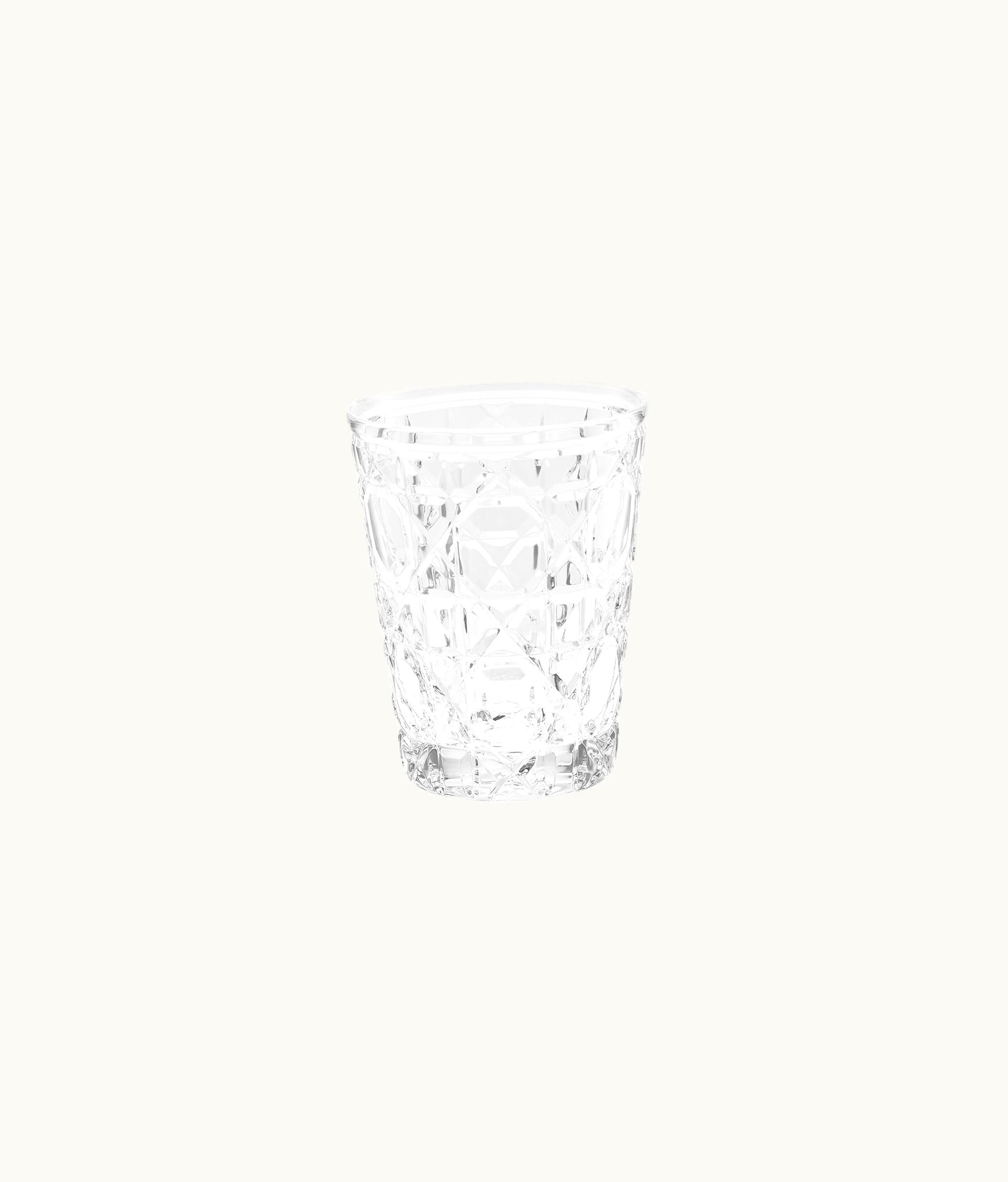 Dior Water Glass - Transparent Cannage
